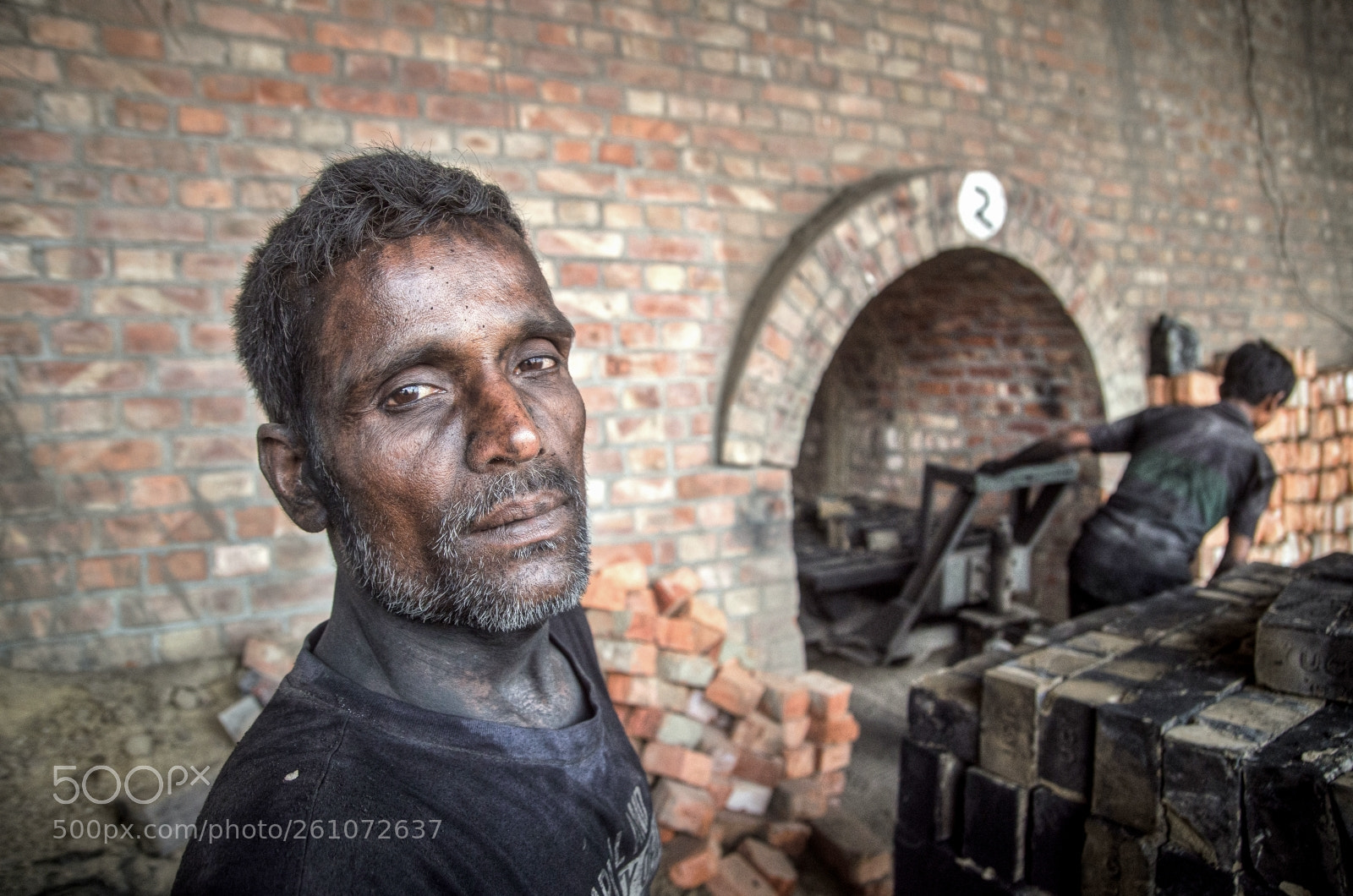 Nikon D7000 sample photo. Brick field worker photography