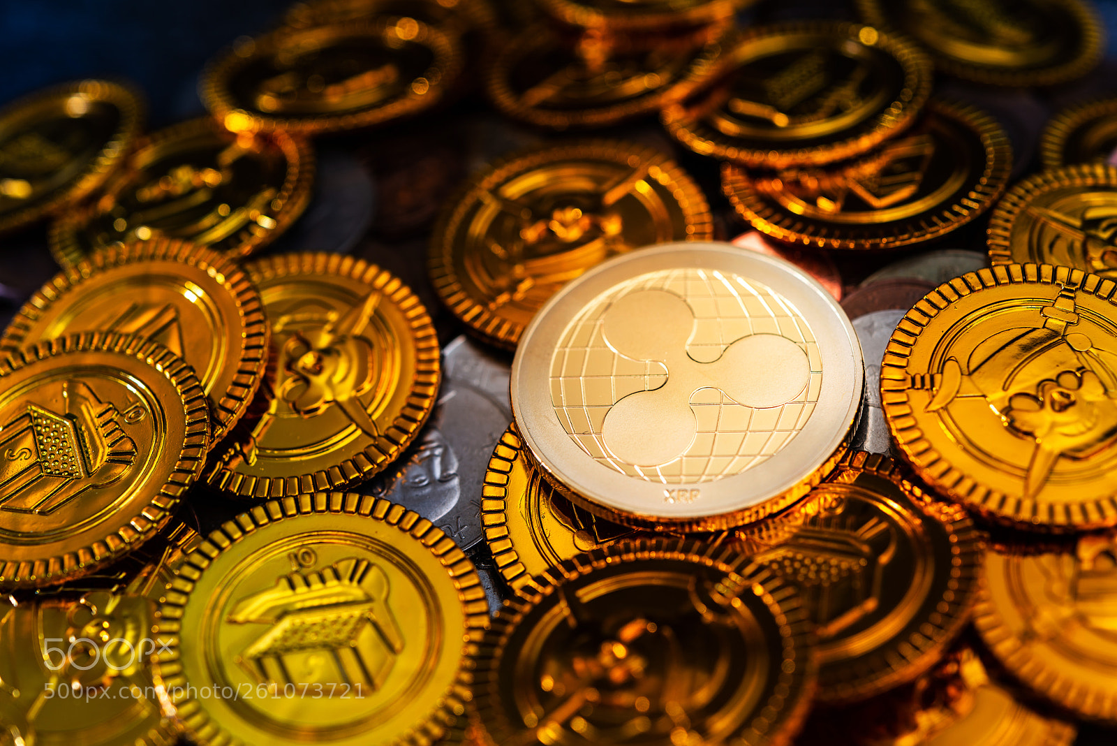 Nikon D800 sample photo. Golden ripple coin and photography