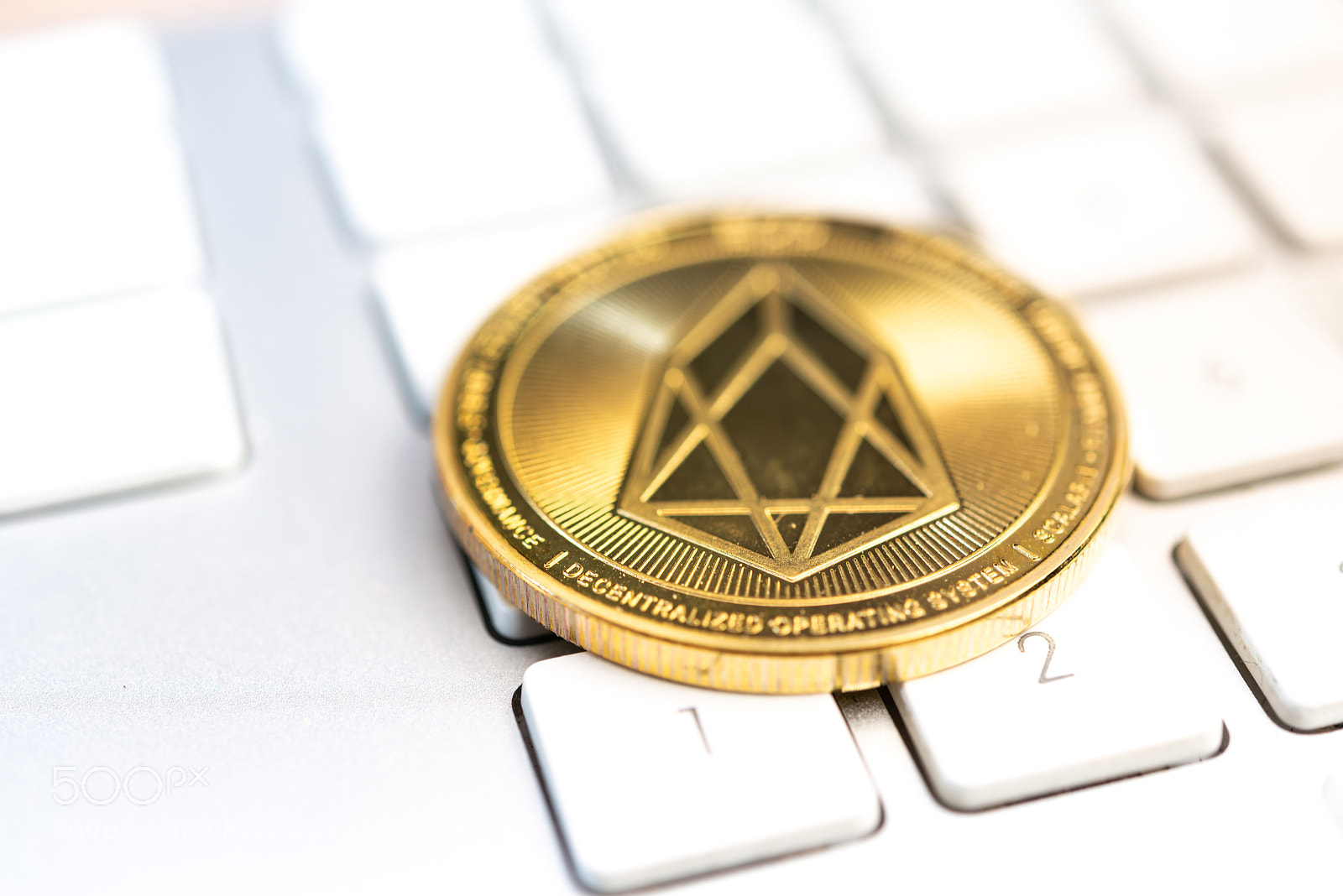 Nikon D800 sample photo. Crypto eos.io currency bitcoin photography