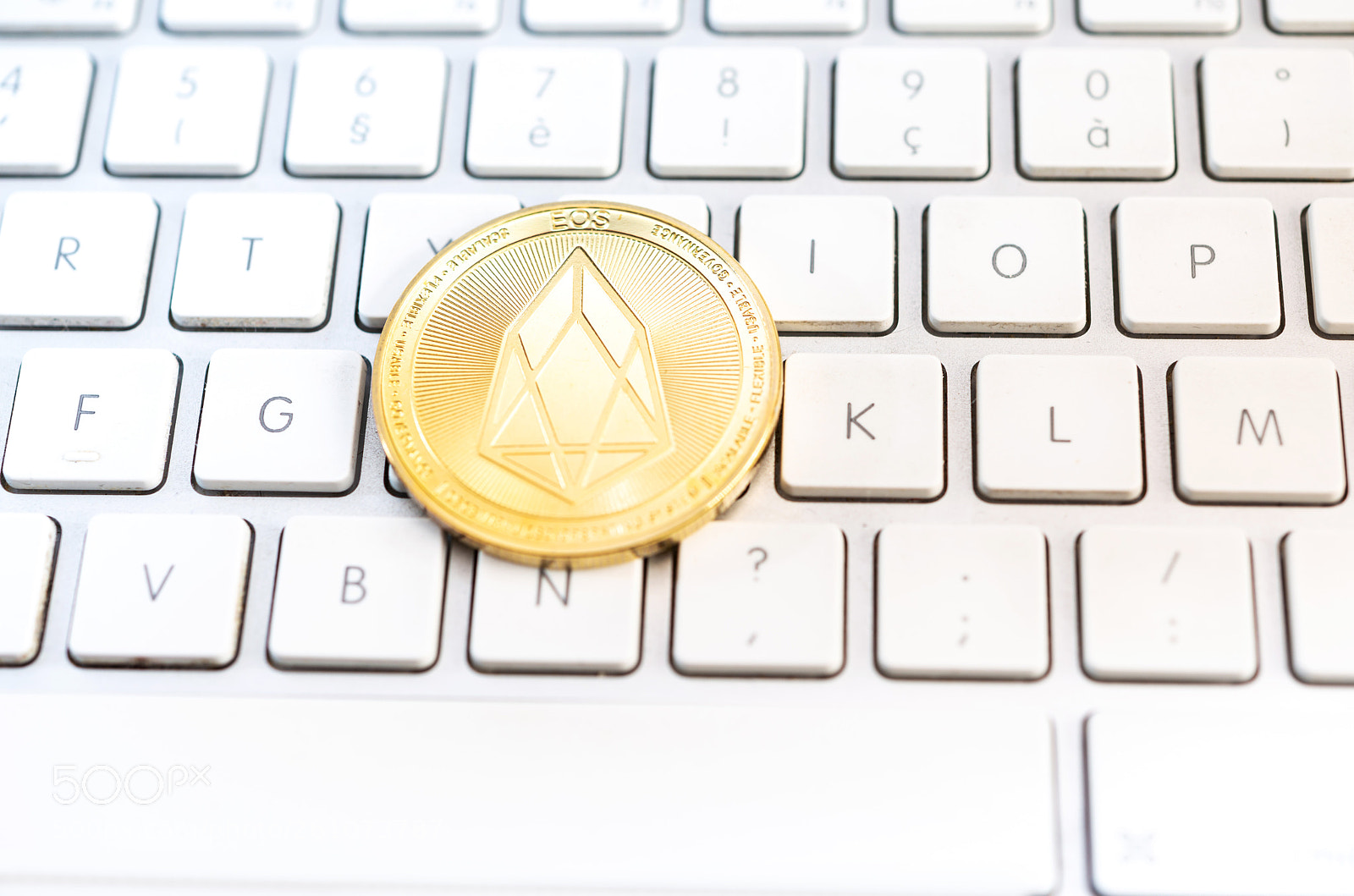 Nikon D800 sample photo. Crypto eos.io currency bitcoin photography