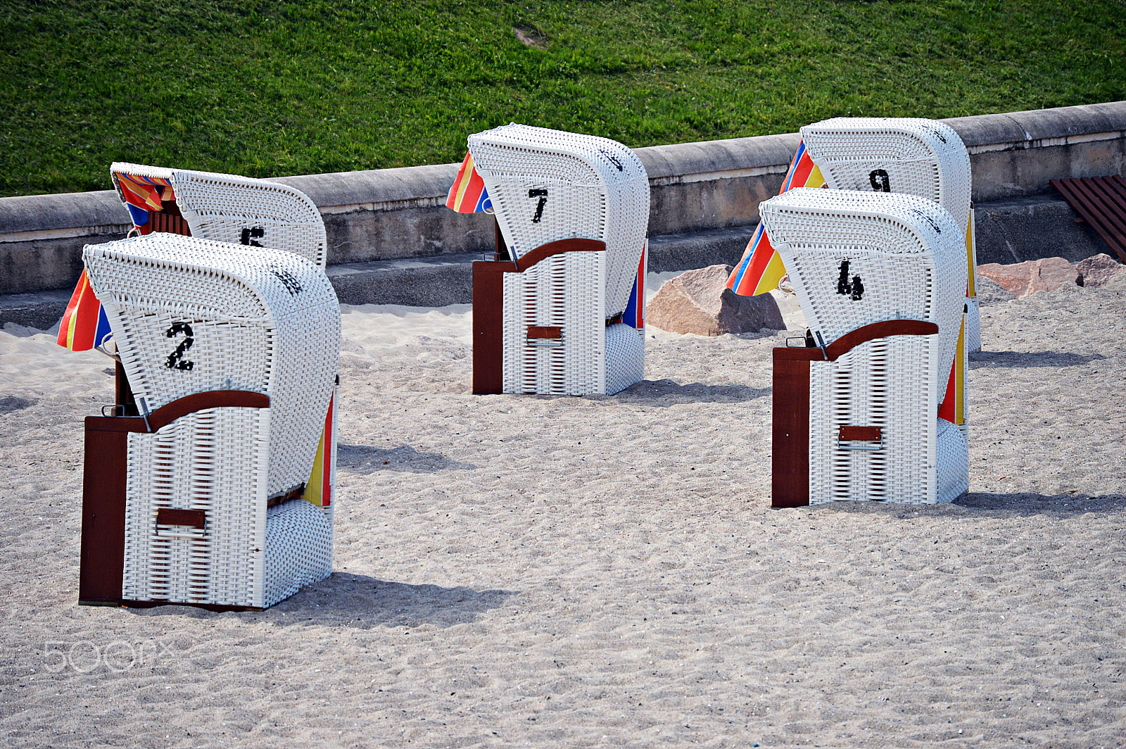 Nikon D3200 sample photo. Strandkorb / wicker beach chair photography