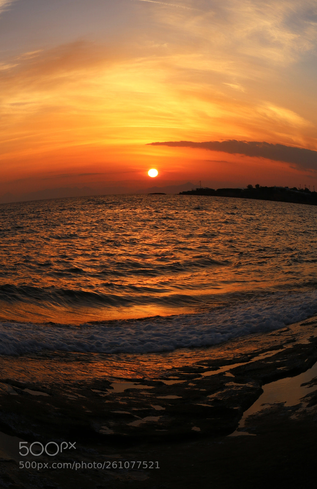 Canon EOS 70D sample photo. Sunset in wide angle photography
