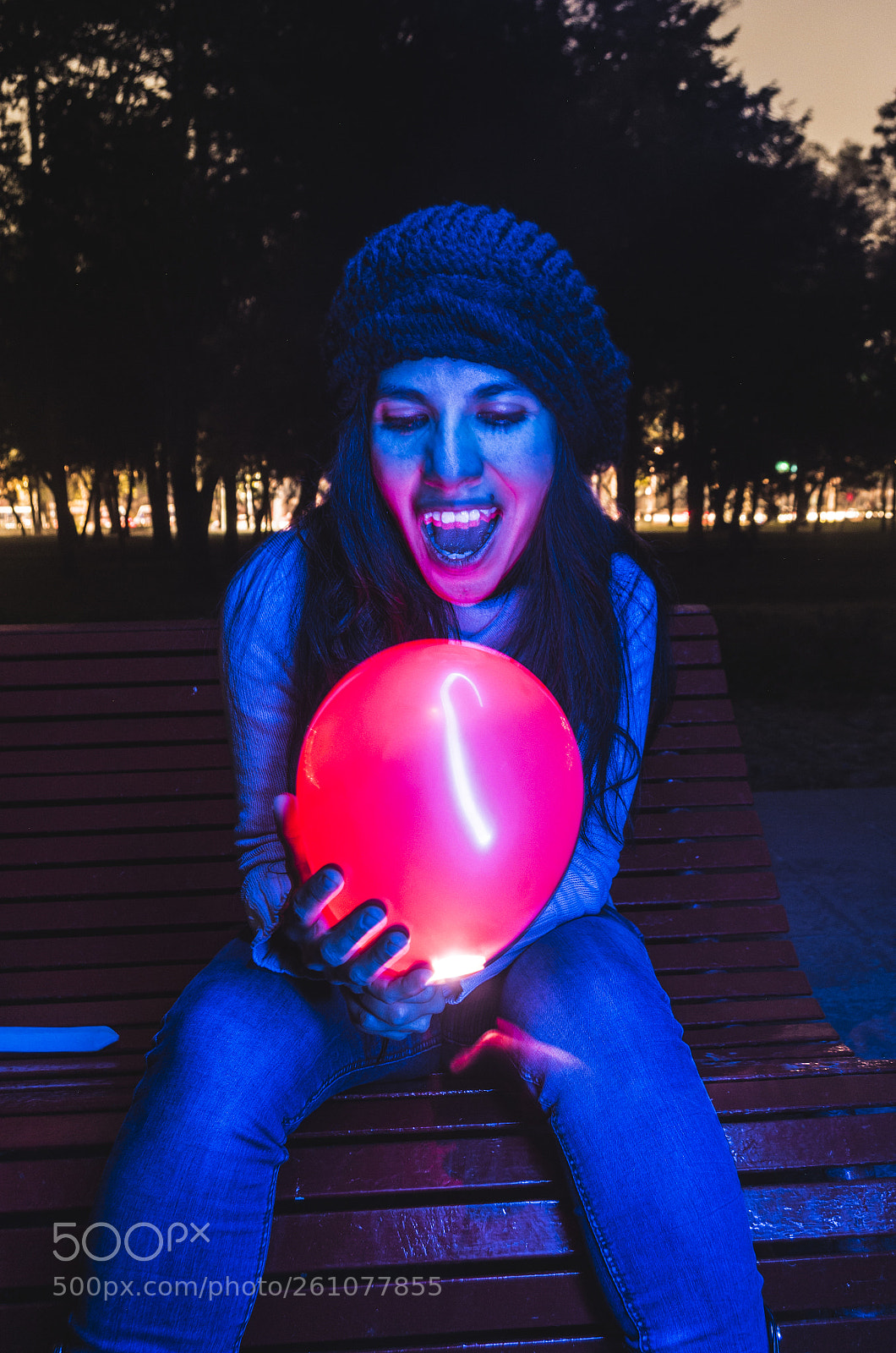 Pentax K-50 sample photo. Light painting - portrait photography