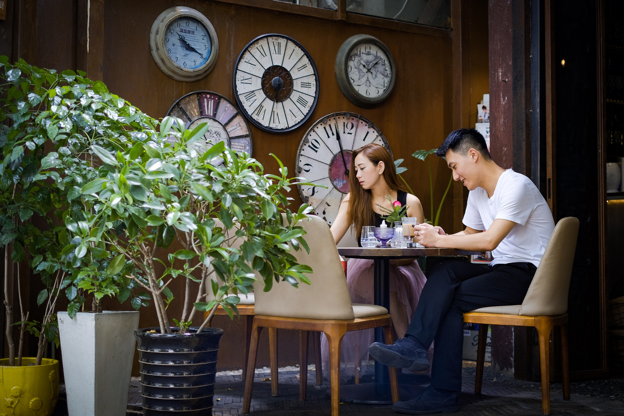 Fujifilm X-E3 sample photo. Host bar in shanghai photography