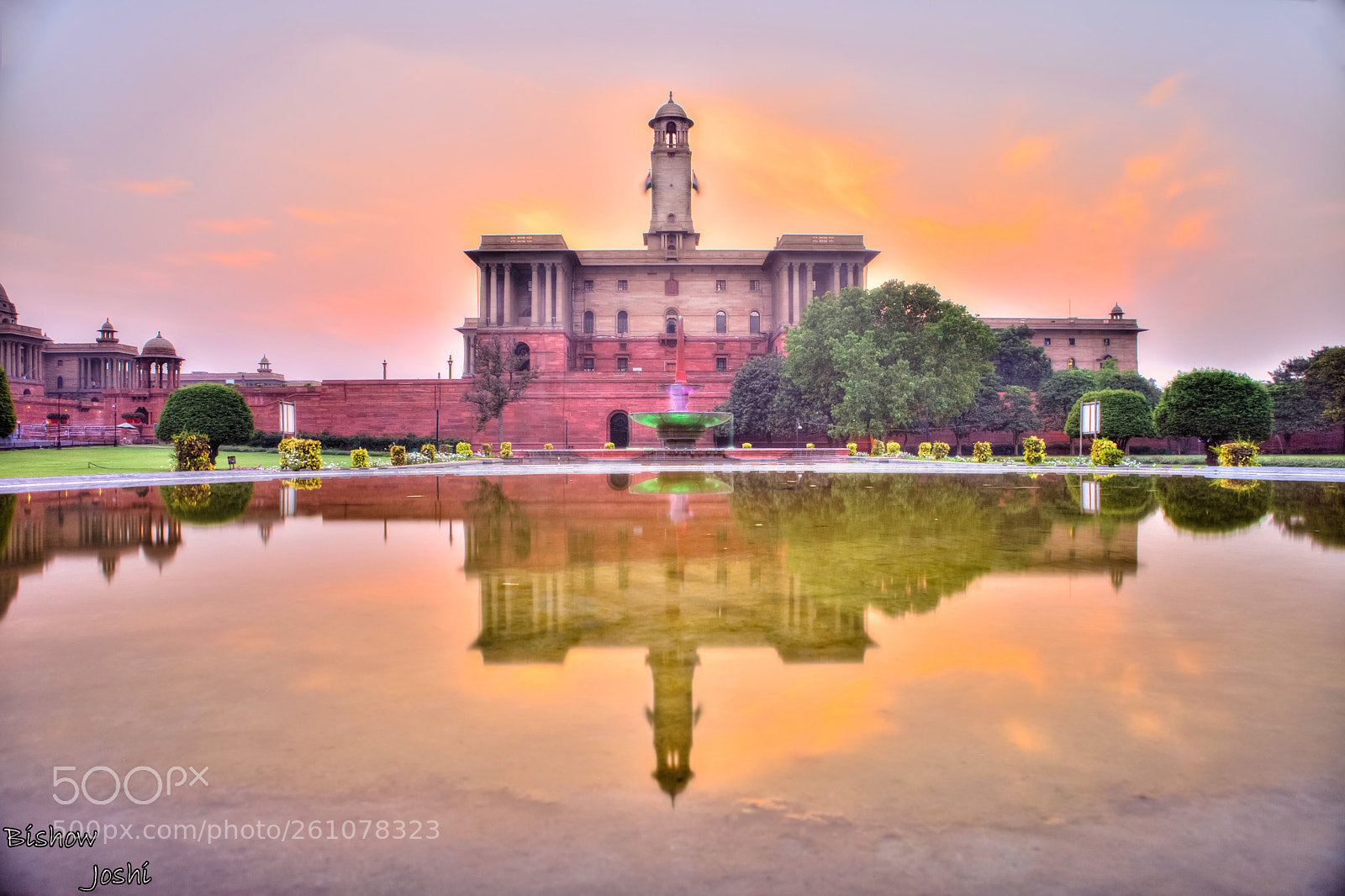 Canon EOS 5D Mark II sample photo. Presidential estate,rashtrapati bhawan photography