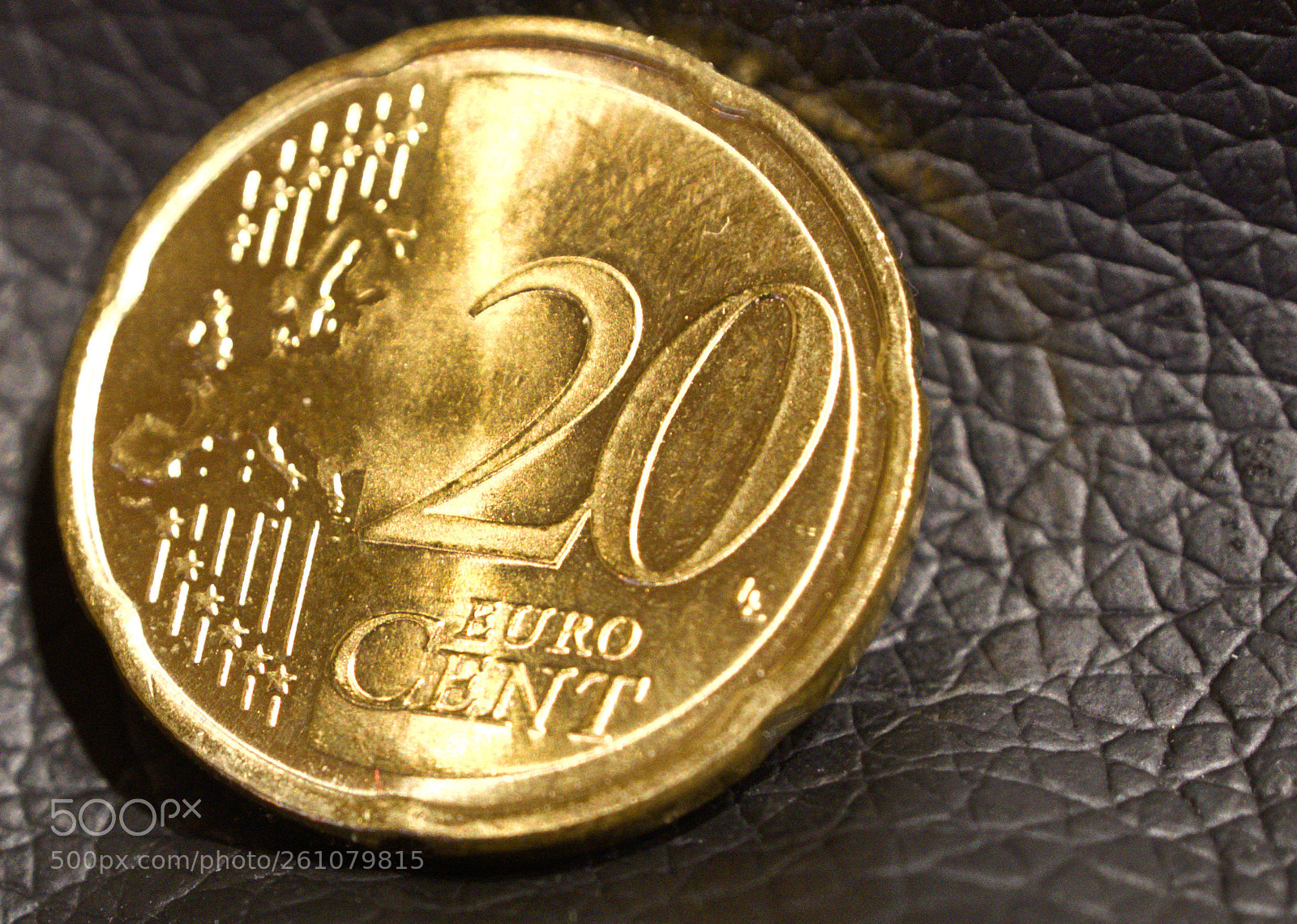 Nikon D3100 sample photo. 20 € cent coin photography