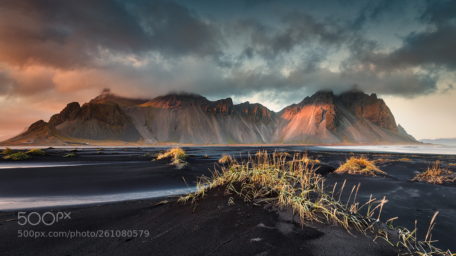 Canon EOS 6D sample photo. Vestrahorn sunset photography