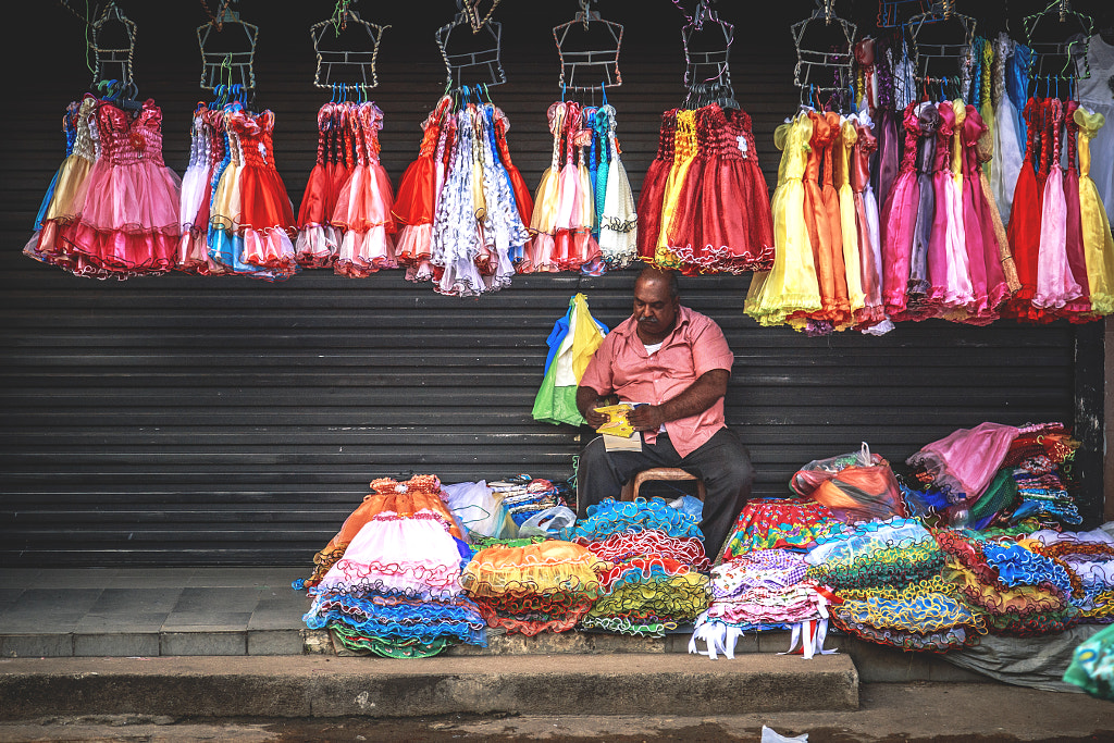 Dress Seller, Maharagama, Sri Lanka by Son of the Morning Light on 500px.com