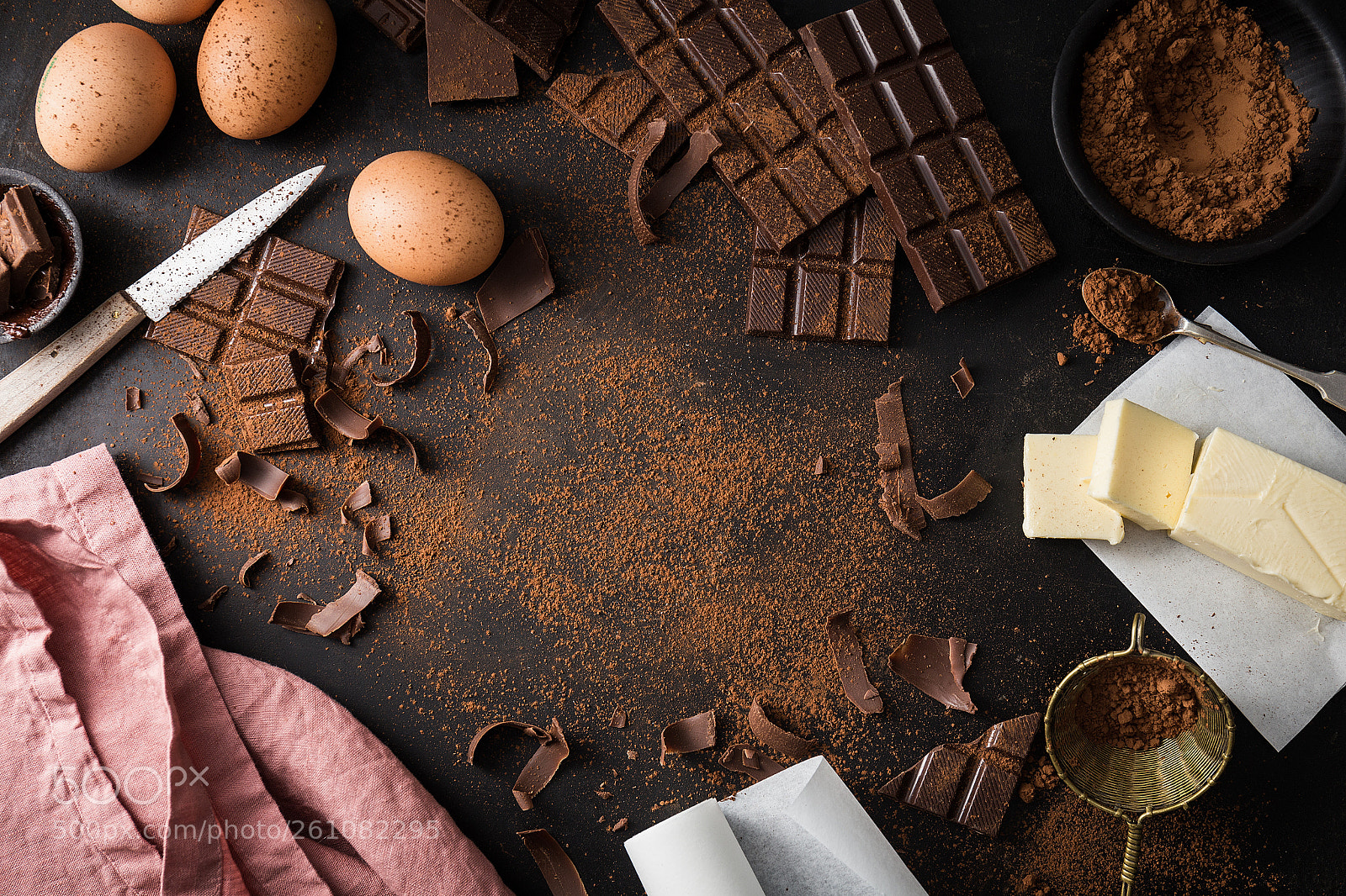 Canon EOS 6D sample photo. Ingredients for cooking chocolate photography