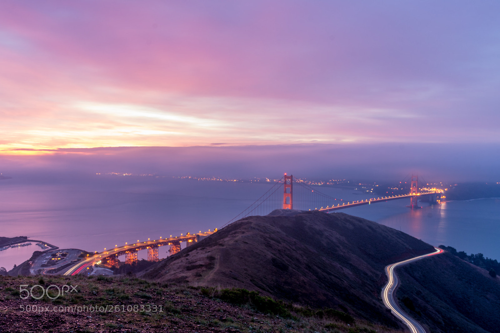 Nikon D500 sample photo. Dawn at golden gate photography