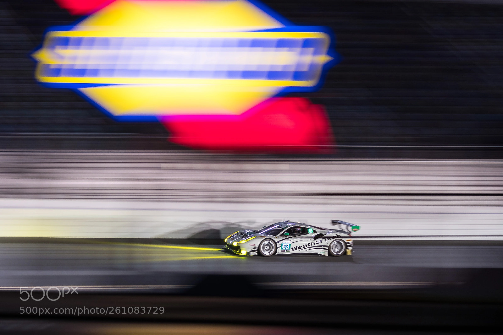 Nikon D500 sample photo. Ferrari at 2018 daytona 24 hour photography