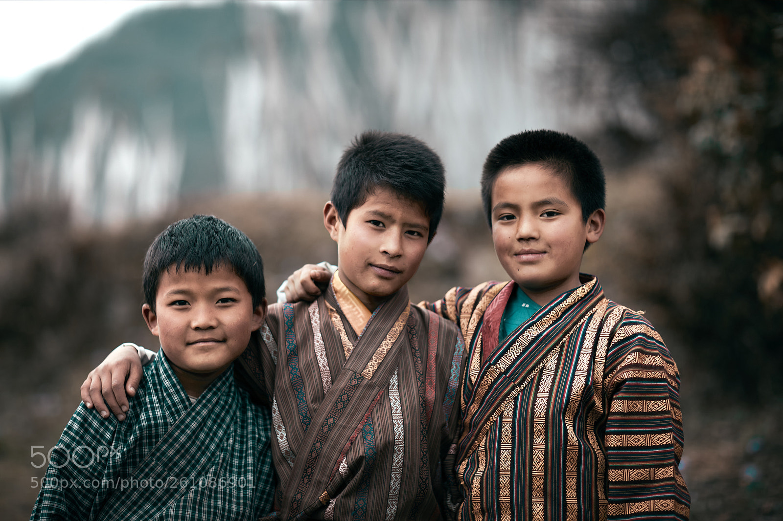 Canon EOS 5D Mark IV sample photo. Bhutan: the three friends. photography