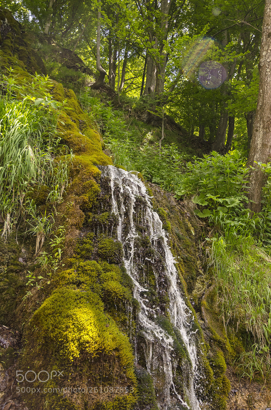 Nikon D7000 sample photo. Small waterfall photography