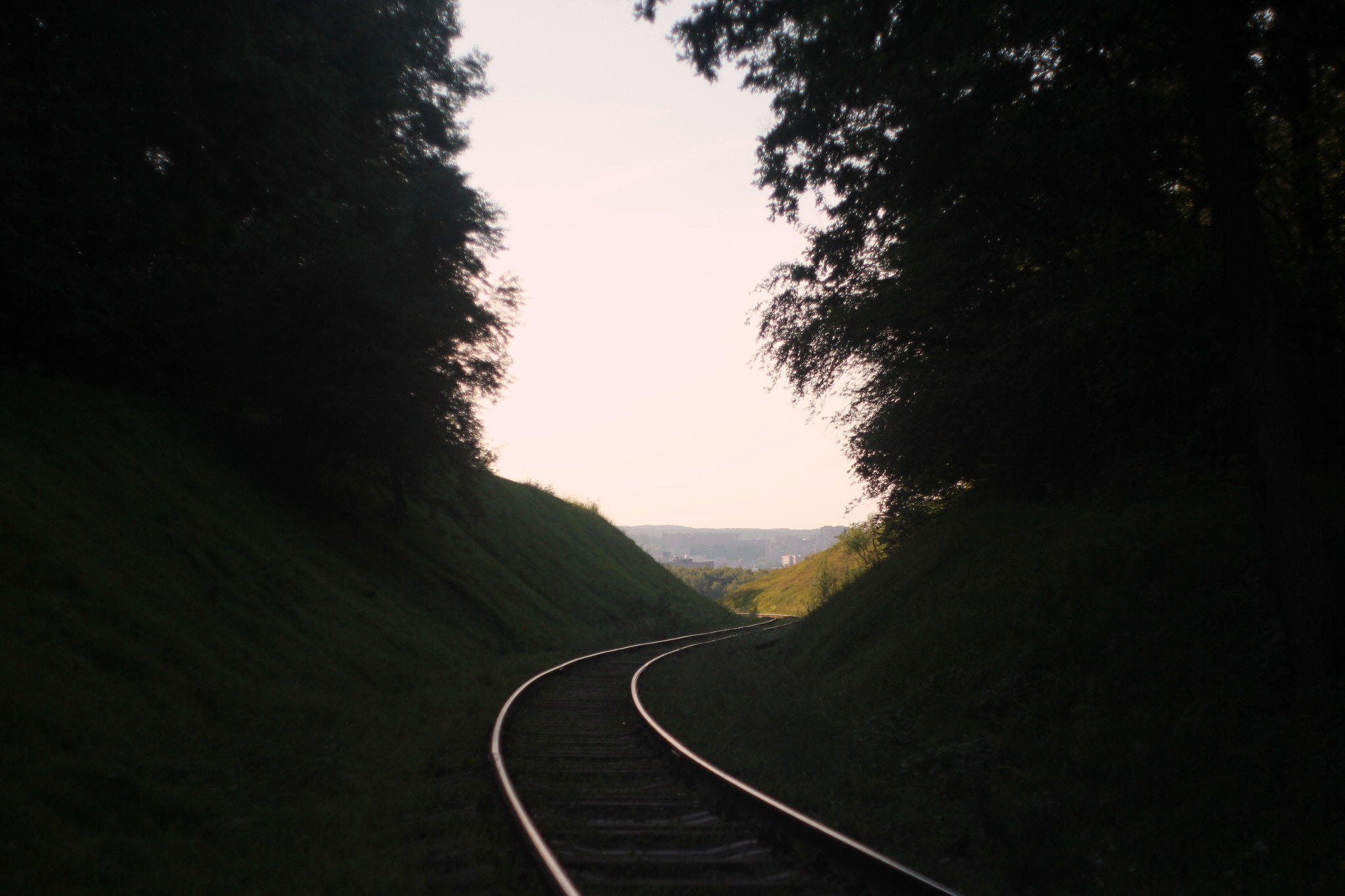 Canon EF 35-80mm f/4-5.6 sample photo. Green-pink lviv photography