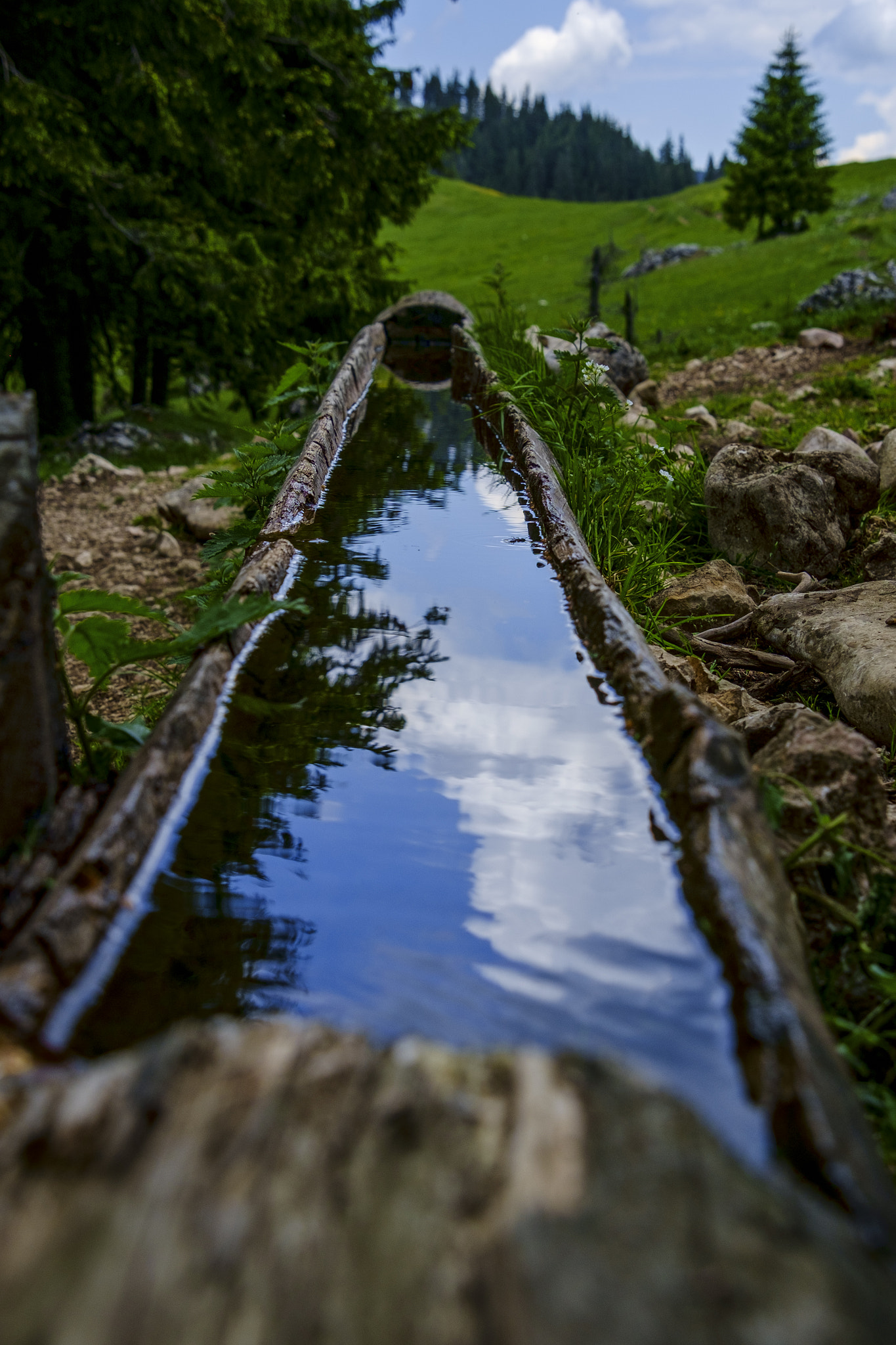 Fujifilm X-Pro1 sample photo. Sky in the water photography