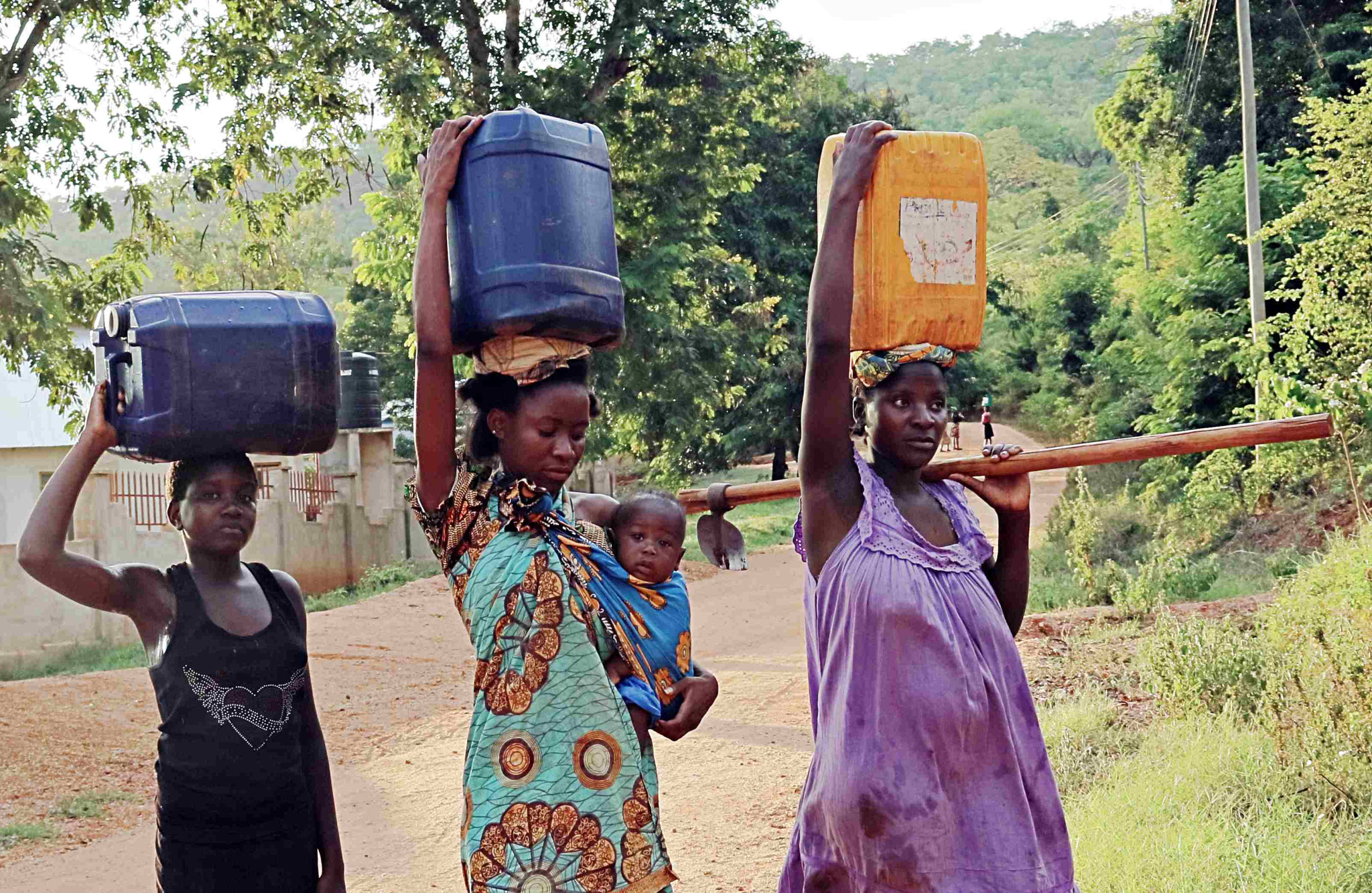 Canon EOS M3 sample photo. Women carrying water from the well photography
