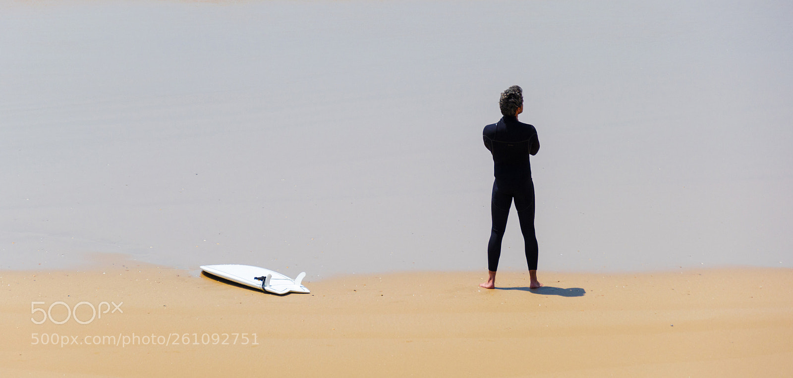 Nikon D5100 sample photo. Surfer contemplating the waves photography