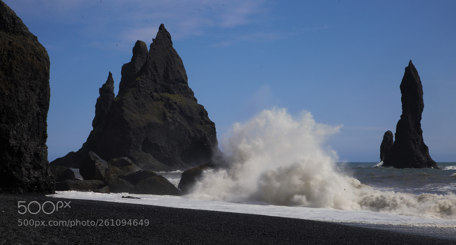 Canon EOS 6D sample photo. Rocks at reynisfjara black photography