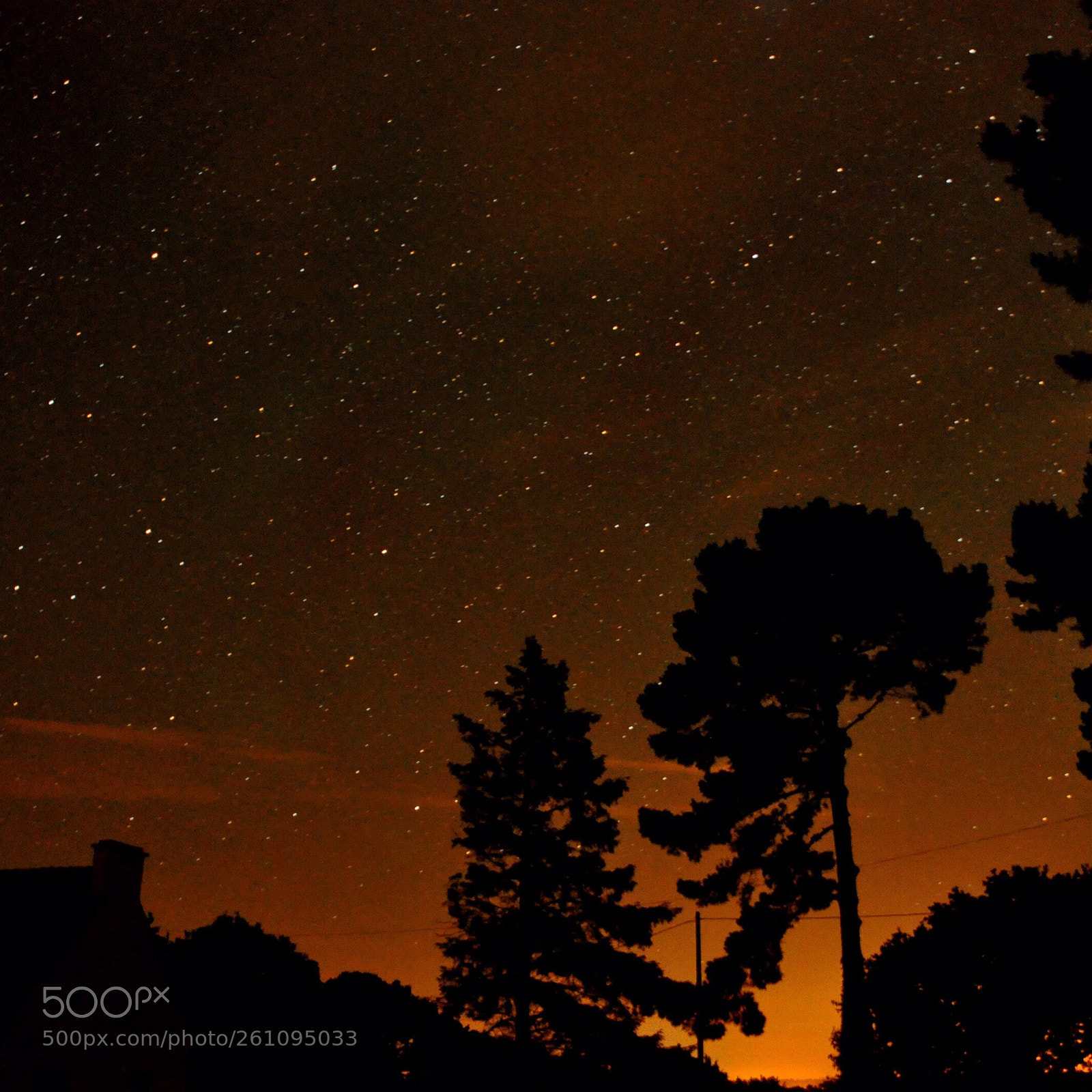 Nikon D5000 sample photo. Red sky at night photography
