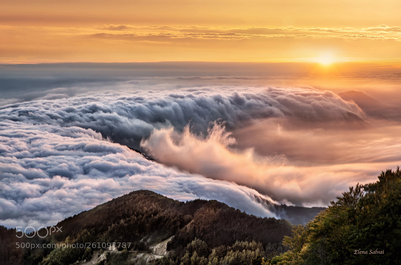 Canon EOS 6D sample photo. Sea of clouds photography
