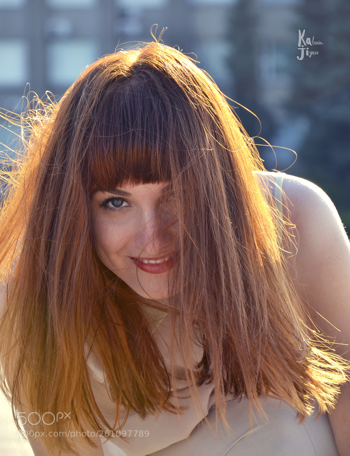 Nikon D5100 sample photo. Portrait of haired girl photography
