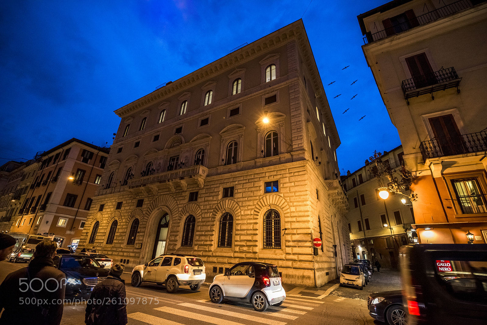 Nikon D810 sample photo. Rome after sunset photography