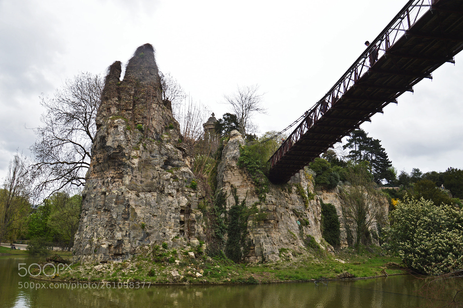 Nikon D3200 sample photo. Pont suspendu du parc photography