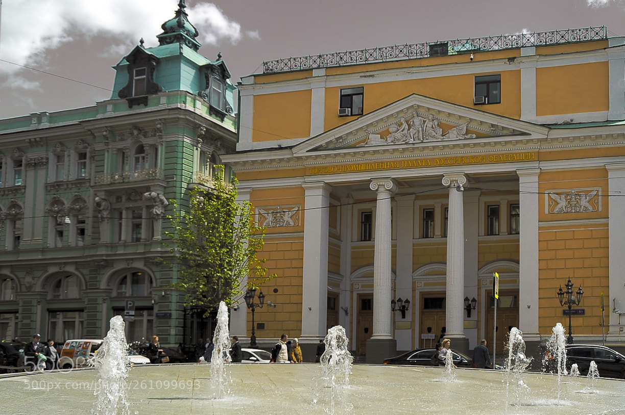 Nikon D700 sample photo. Фонтан, на улице Биржевая площадь photography