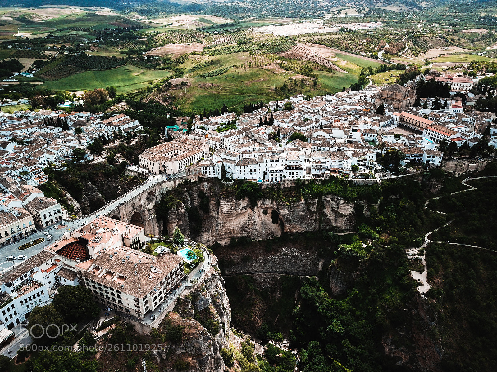DJI FC220 sample photo. City of ronda photography