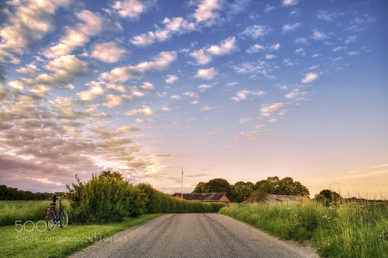 Nikon D5000 sample photo. Country road photography