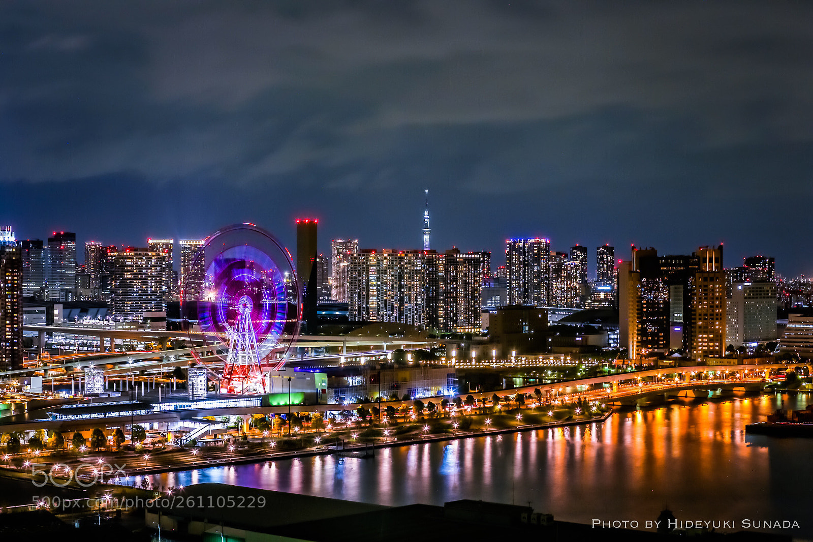 Canon EOS 6D sample photo. Odaiba aomi side photography