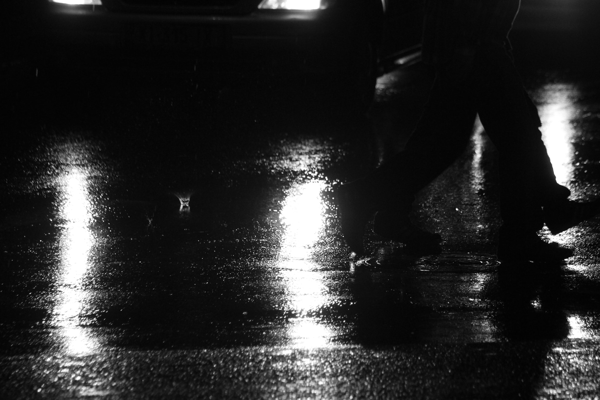 Canon EF 75-300mm f/4-5.6 USM sample photo. Rainy night photography