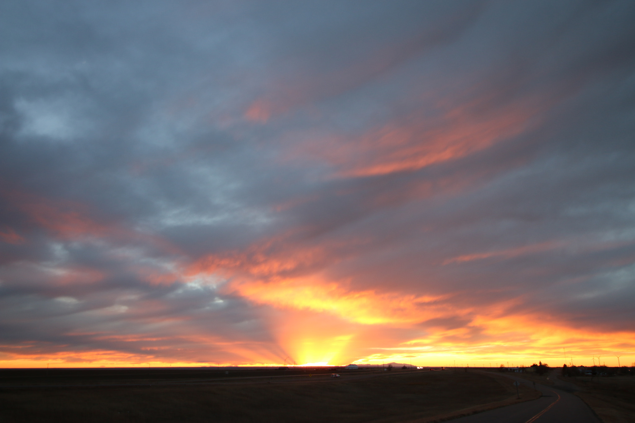 Canon EOS 70D sample photo. Img kans/colo border sunset photography