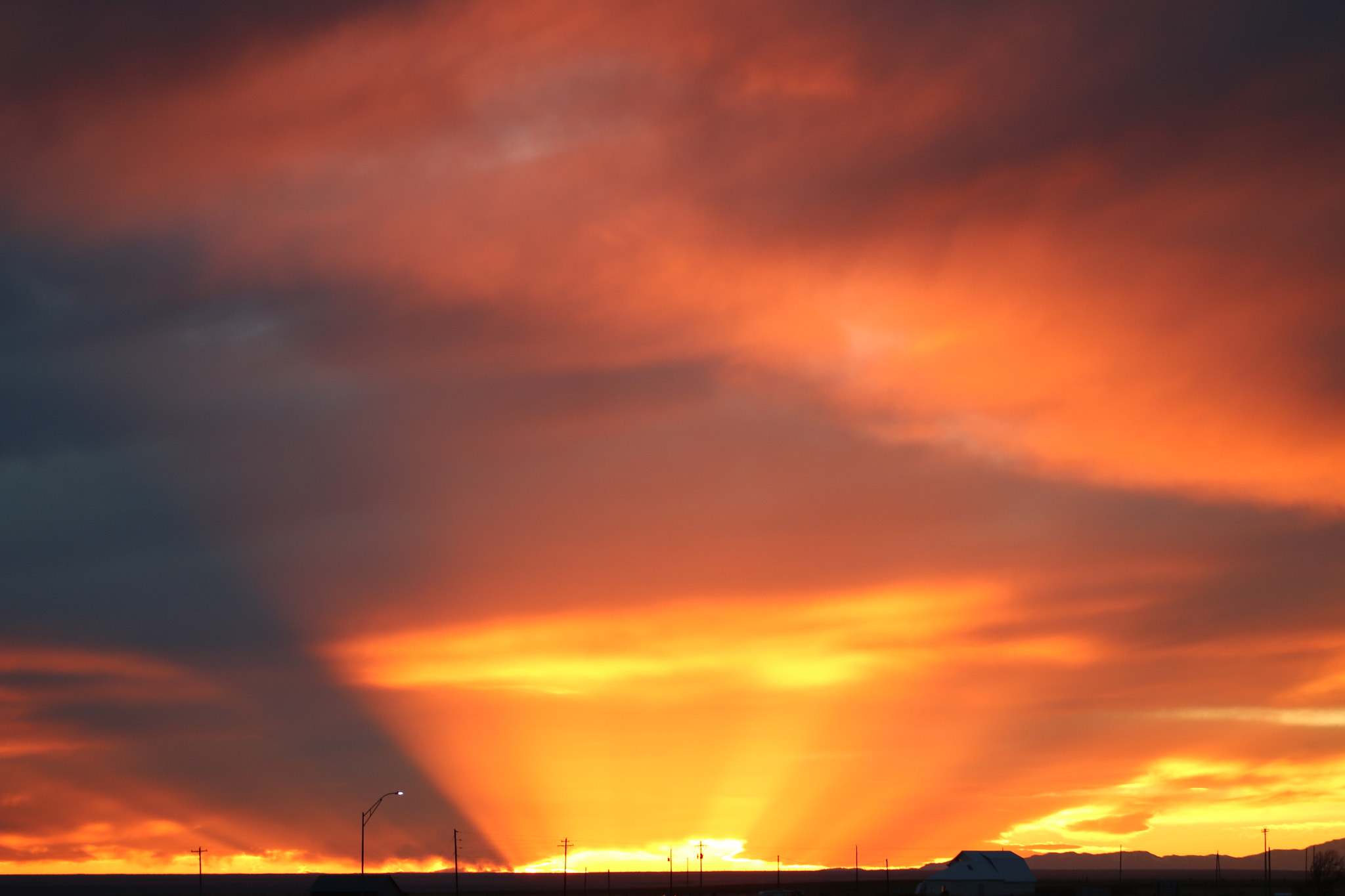 Canon EF 75-300mm f/4-5.6 sample photo. Img kans/colo border sunset photography