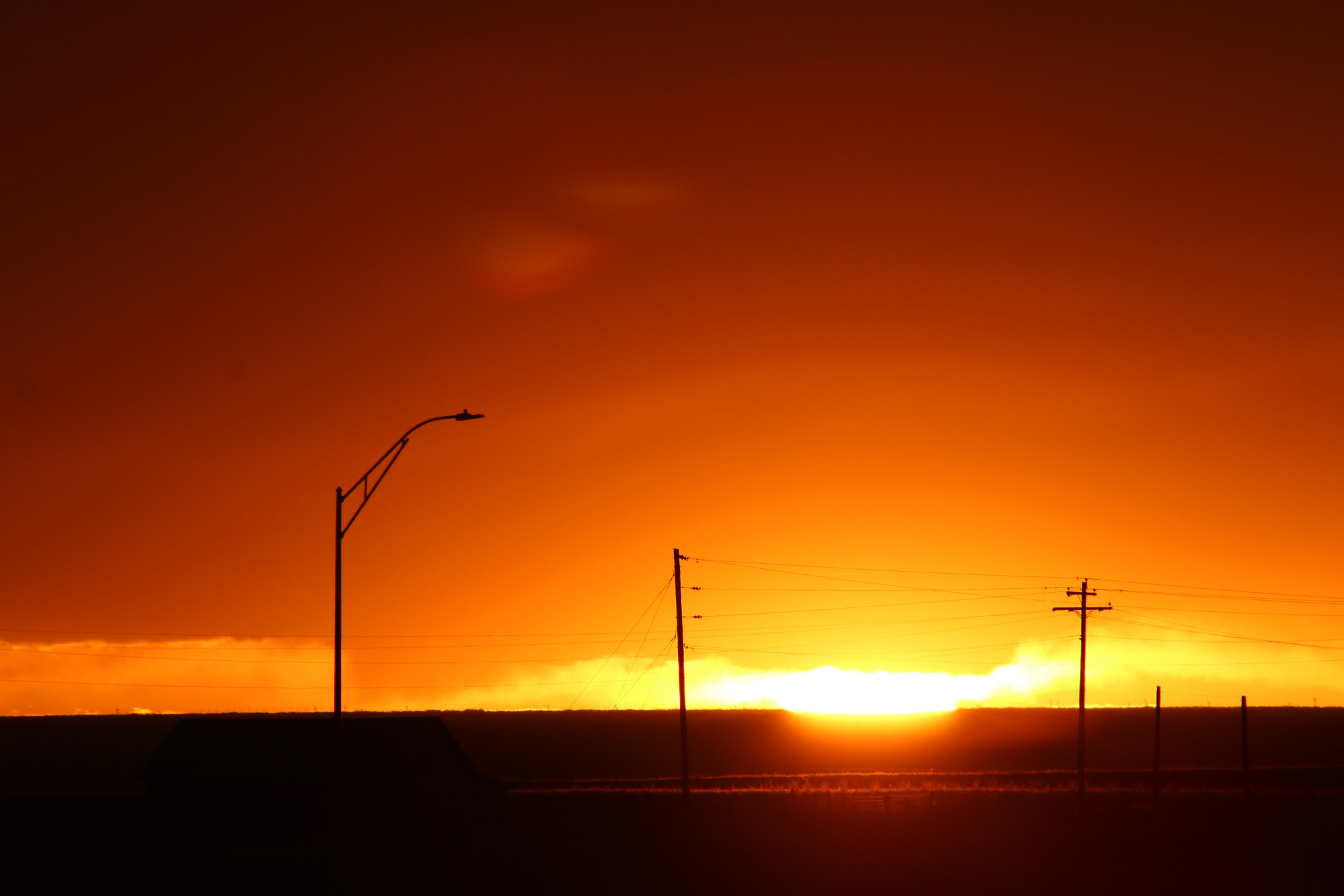 Canon EF 75-300mm f/4-5.6 sample photo. Img kans/colo border sunset photography