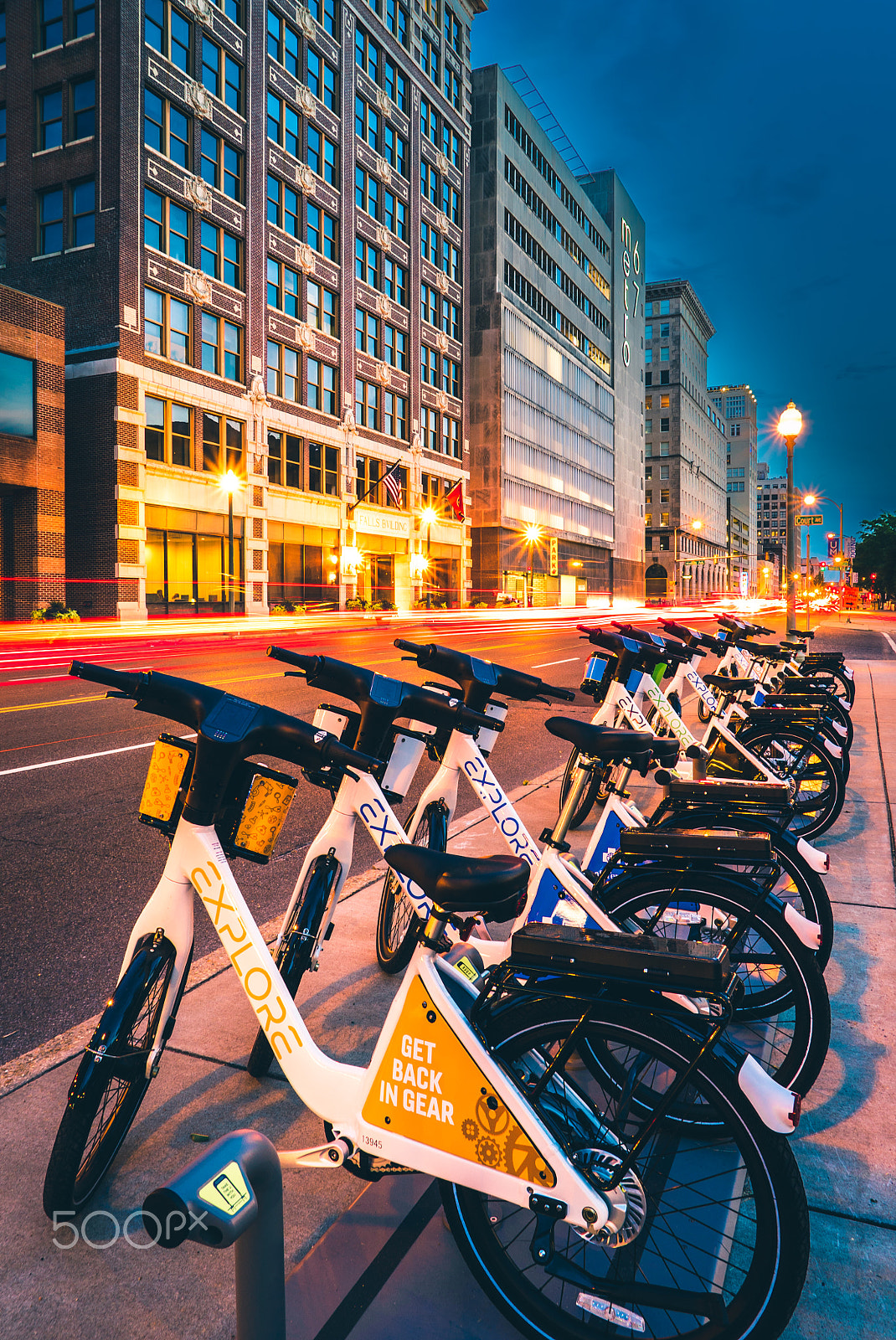 Sony a7S II sample photo. Bikes on front st photography