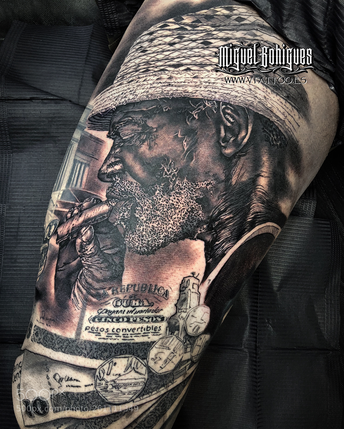 Apple iPhone X sample photo. Cubano fumando cohiba. photography