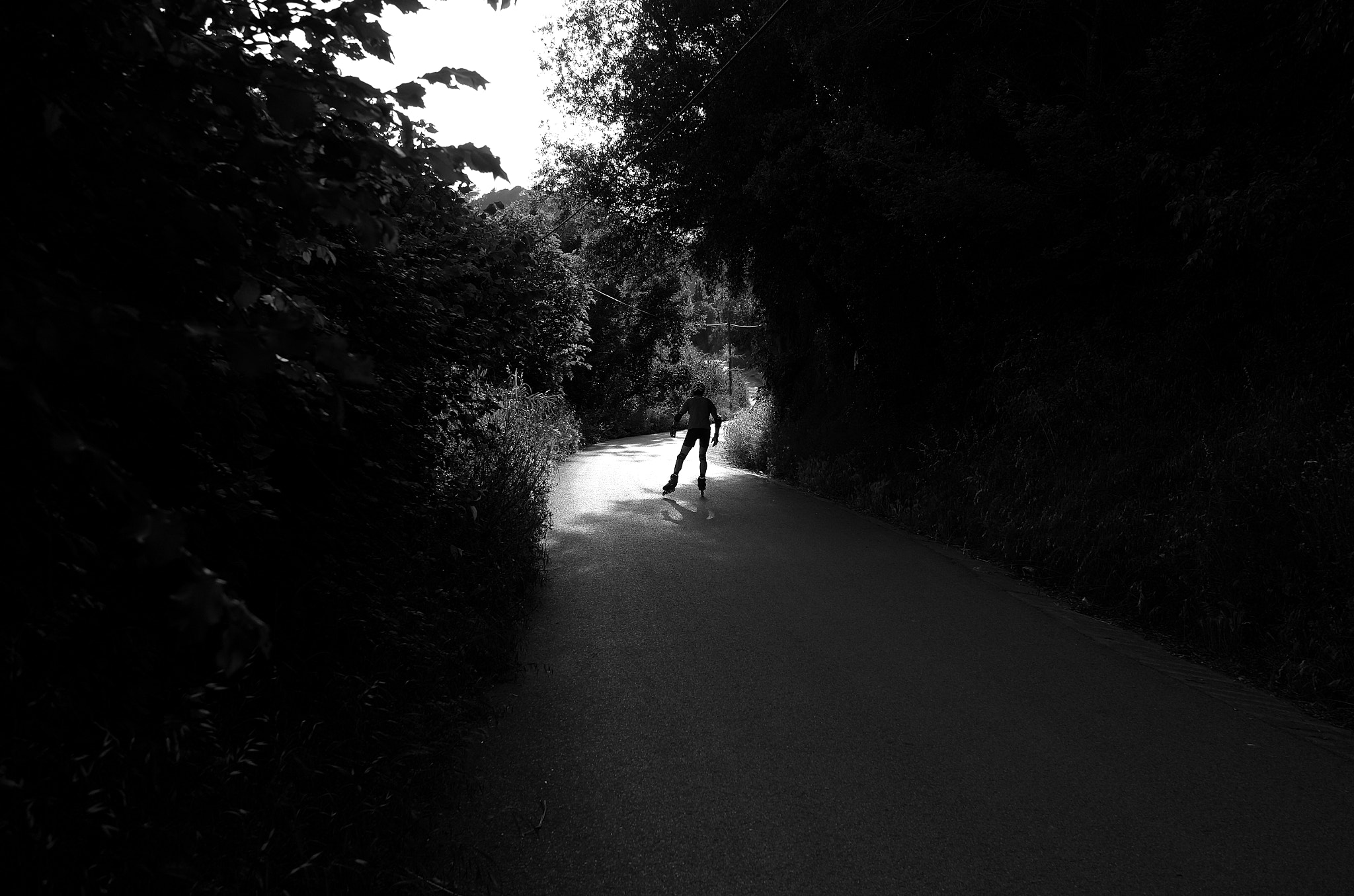 Leica X (Typ 113) sample photo. Skating in the forest photography