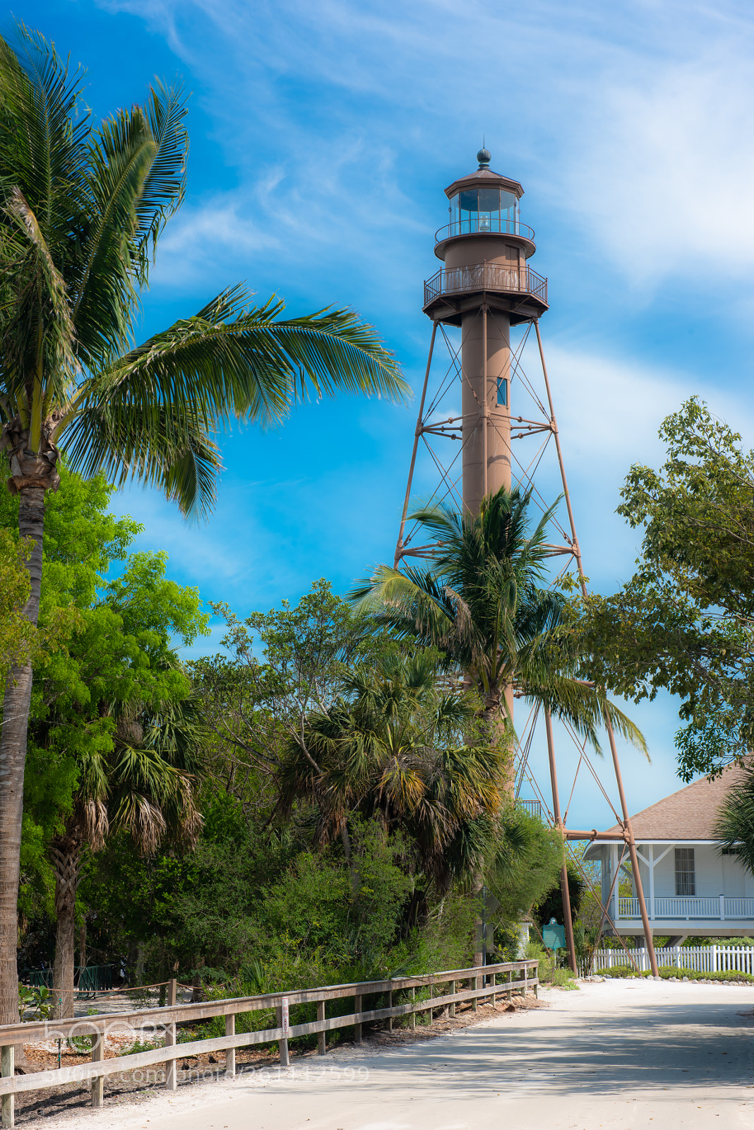 Nikon D810 sample photo. Sanibel island light photography
