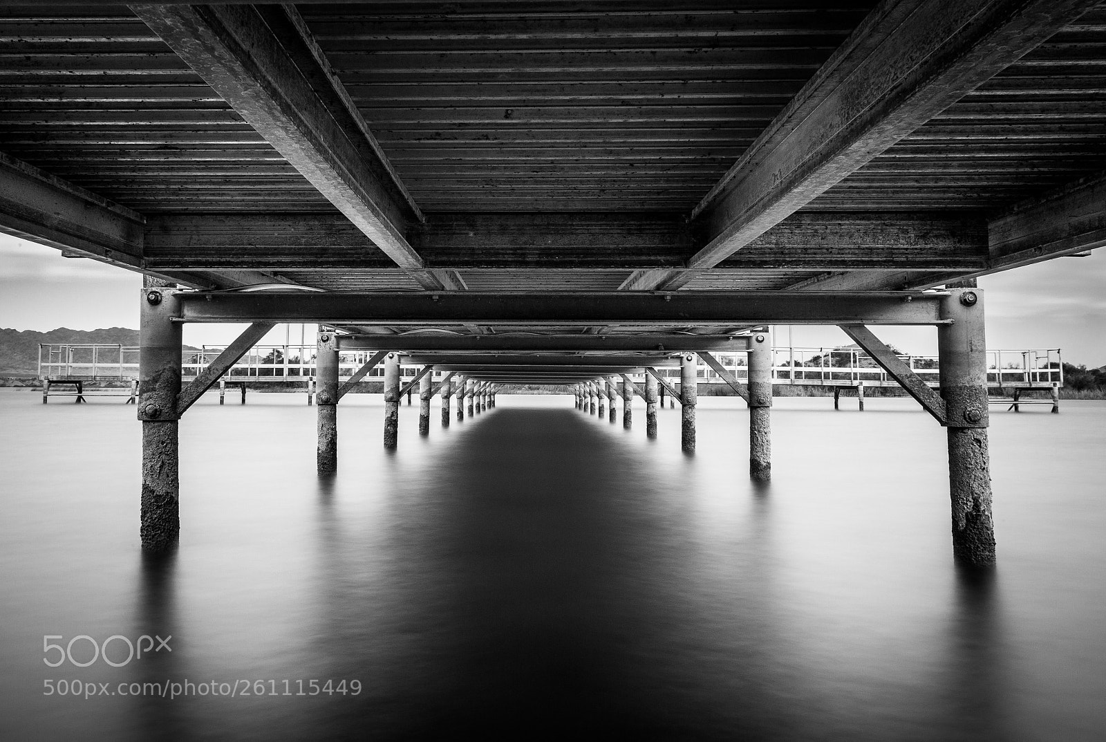 Canon EOS 5D Mark II sample photo. Under the pier photography