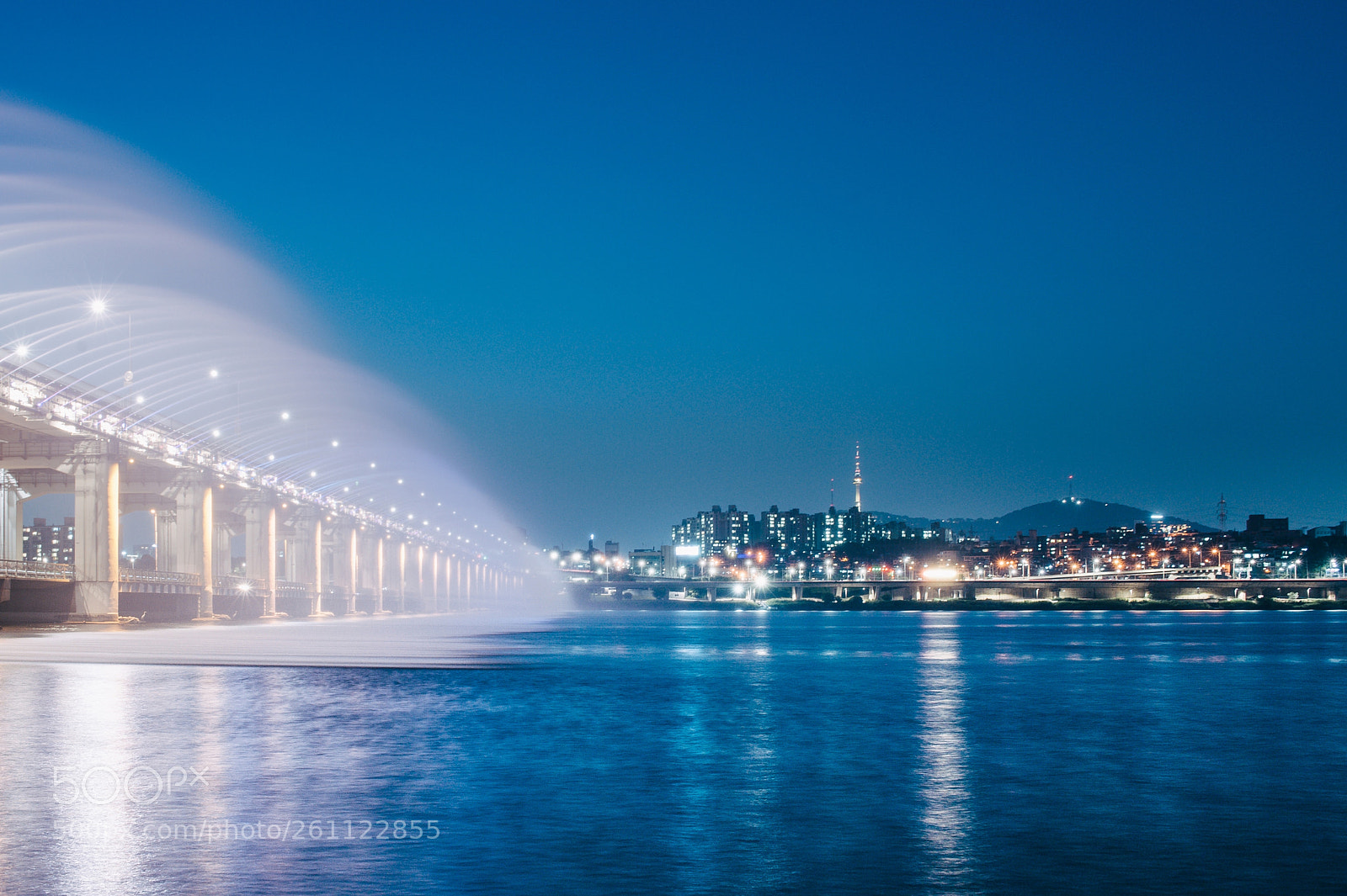 Nikon D700 sample photo. Banpo bridge photography