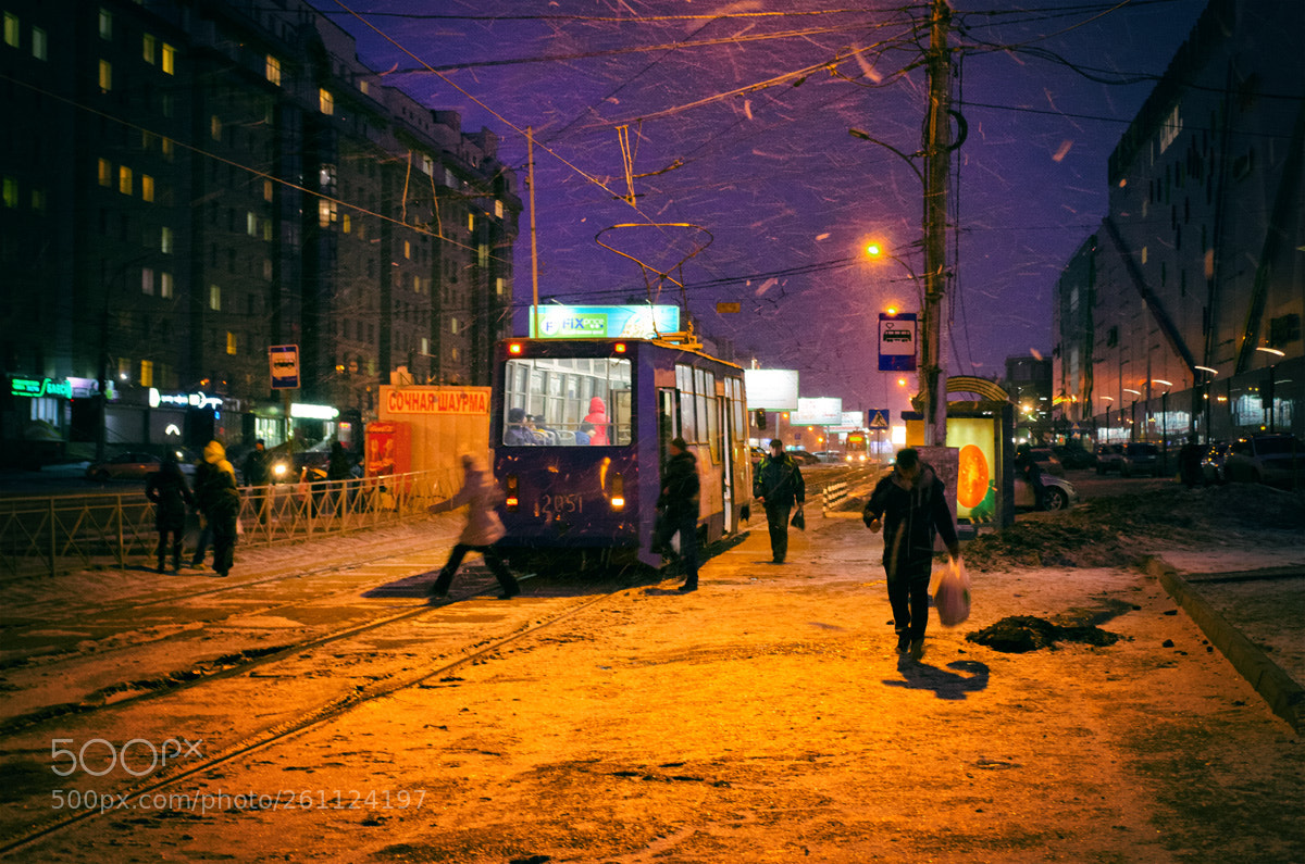 Nikon D7000 sample photo. Вечерний Новосибирск photography