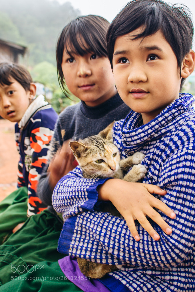 Nikon D3100 sample photo. Tribe children photography