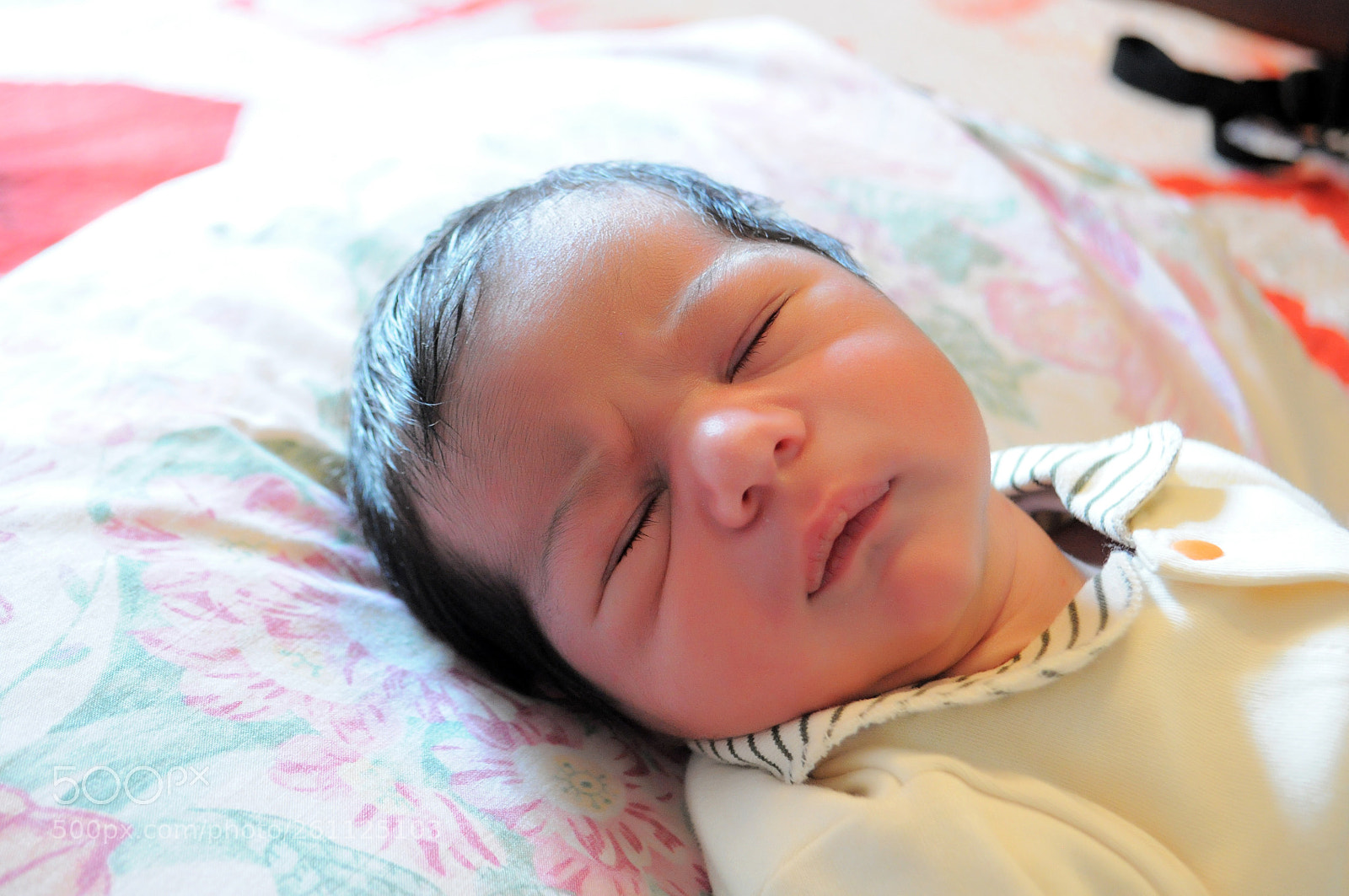 Nikon D5000 sample photo. My newborn son photography