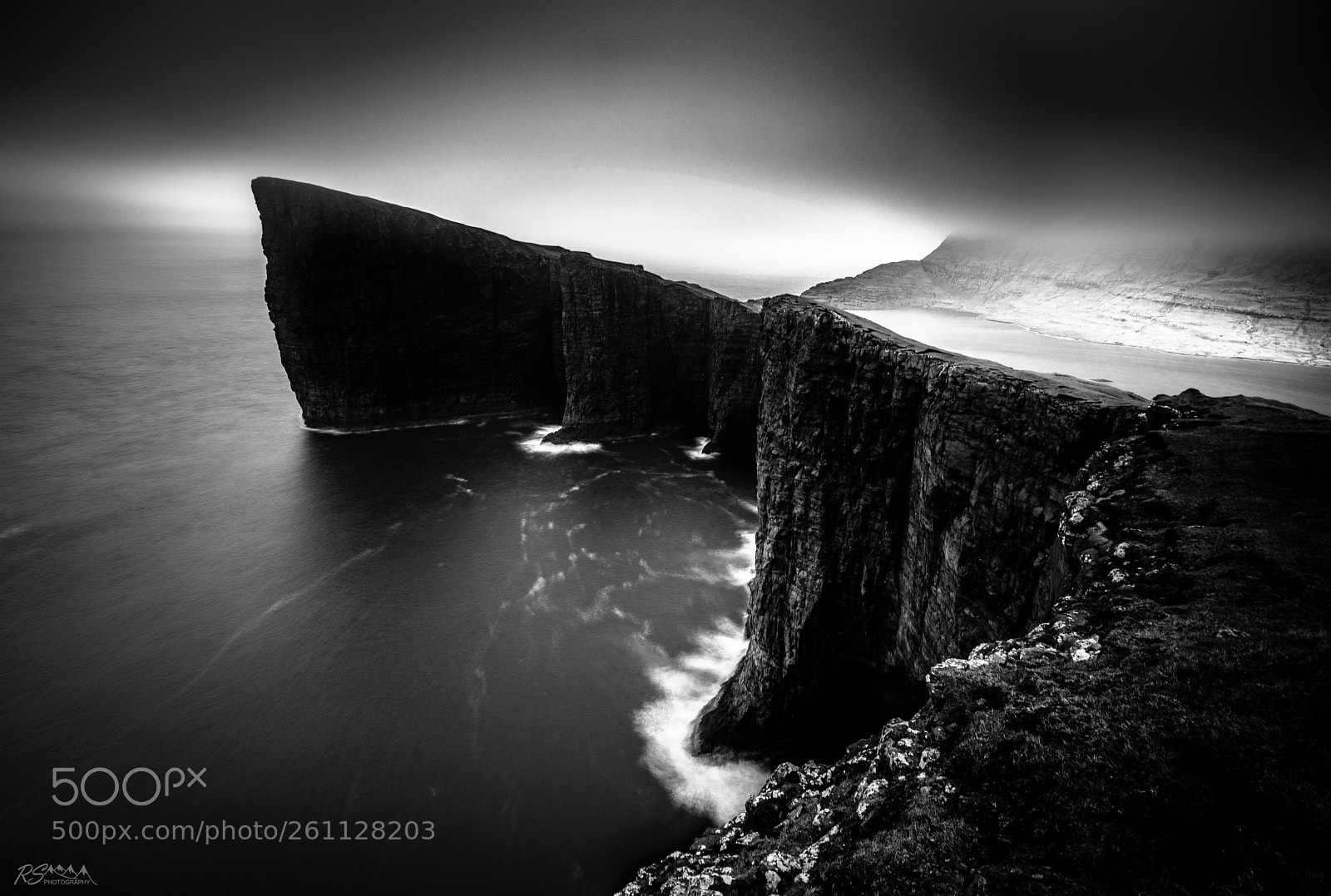 Sony a7R II sample photo. Wild coastline in black photography