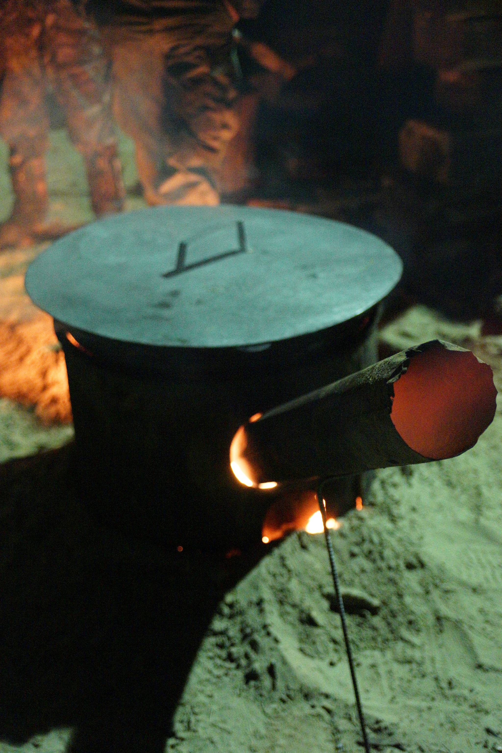 Sony a99 II sample photo. Cooking dinner on hunting photography