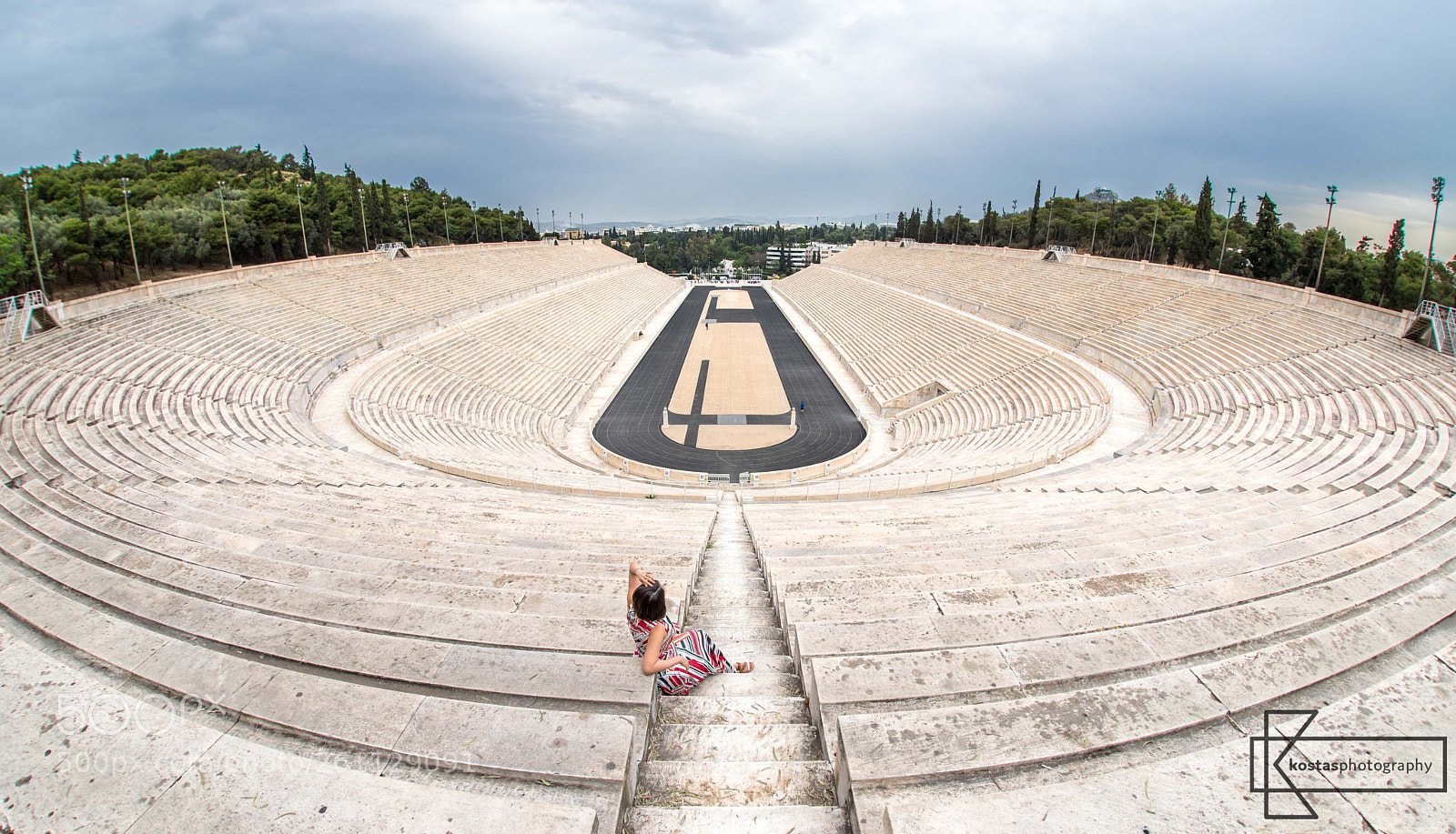 Canon EOS 6D Mark II sample photo. Panathenaic stadium photography