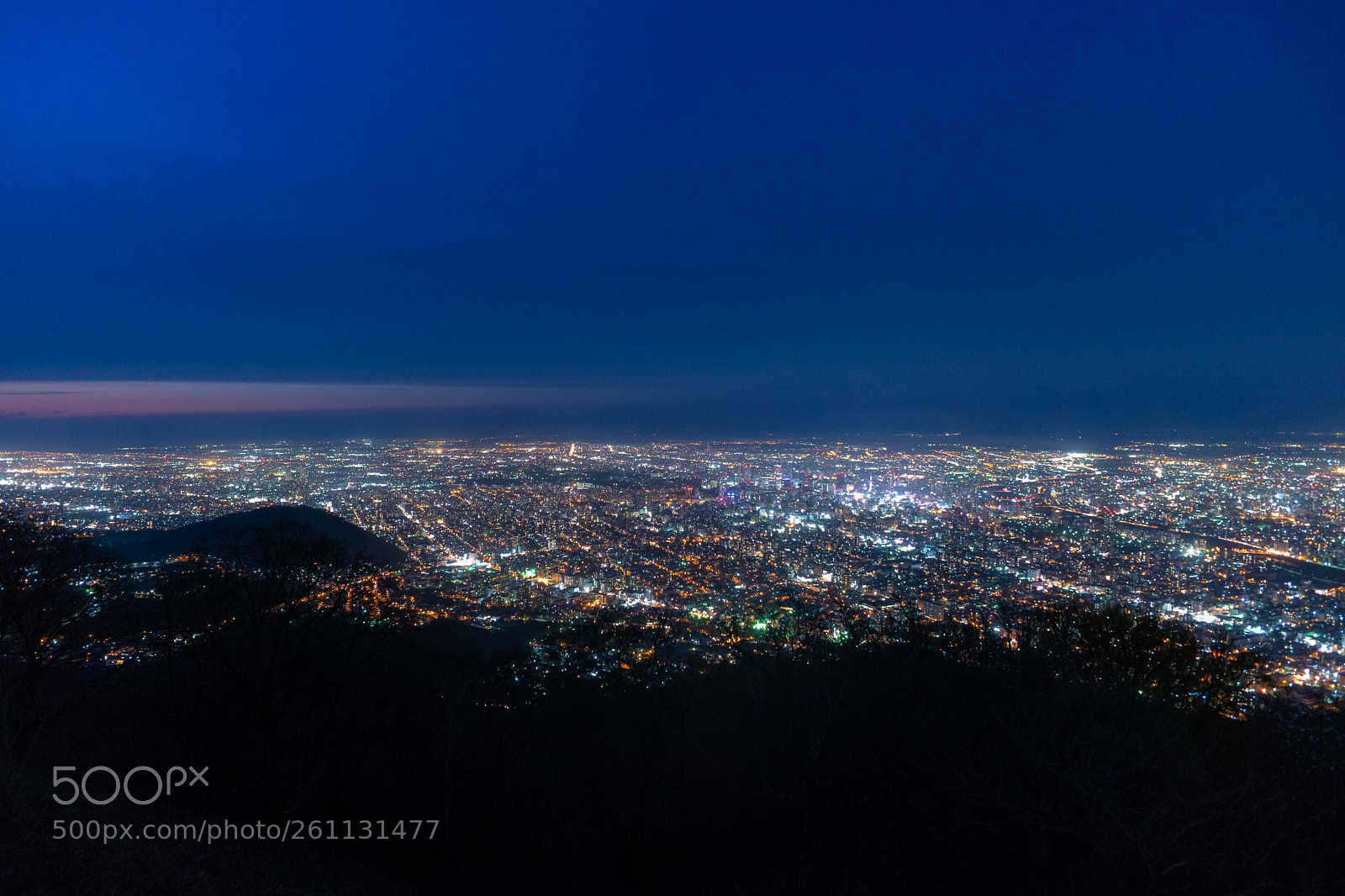 Sony a6500 sample photo. Sapporo's night photography