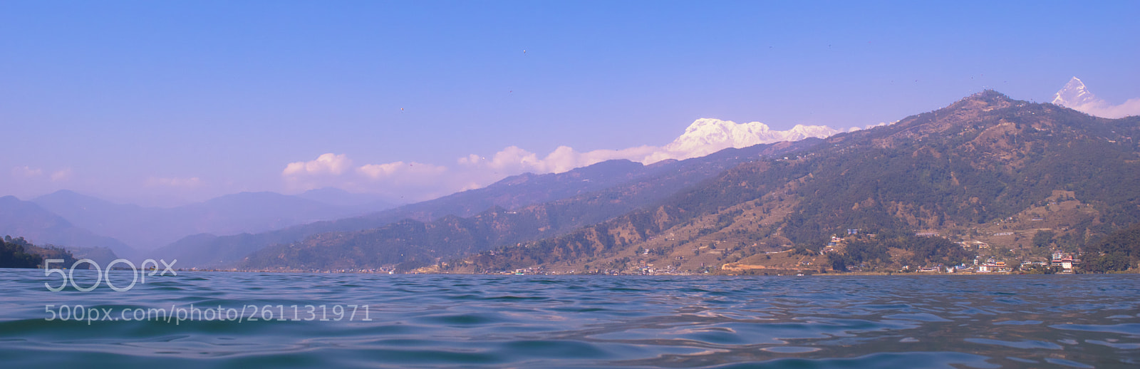 Nikon D5500 sample photo. Sky, mountains & phewa lake photography