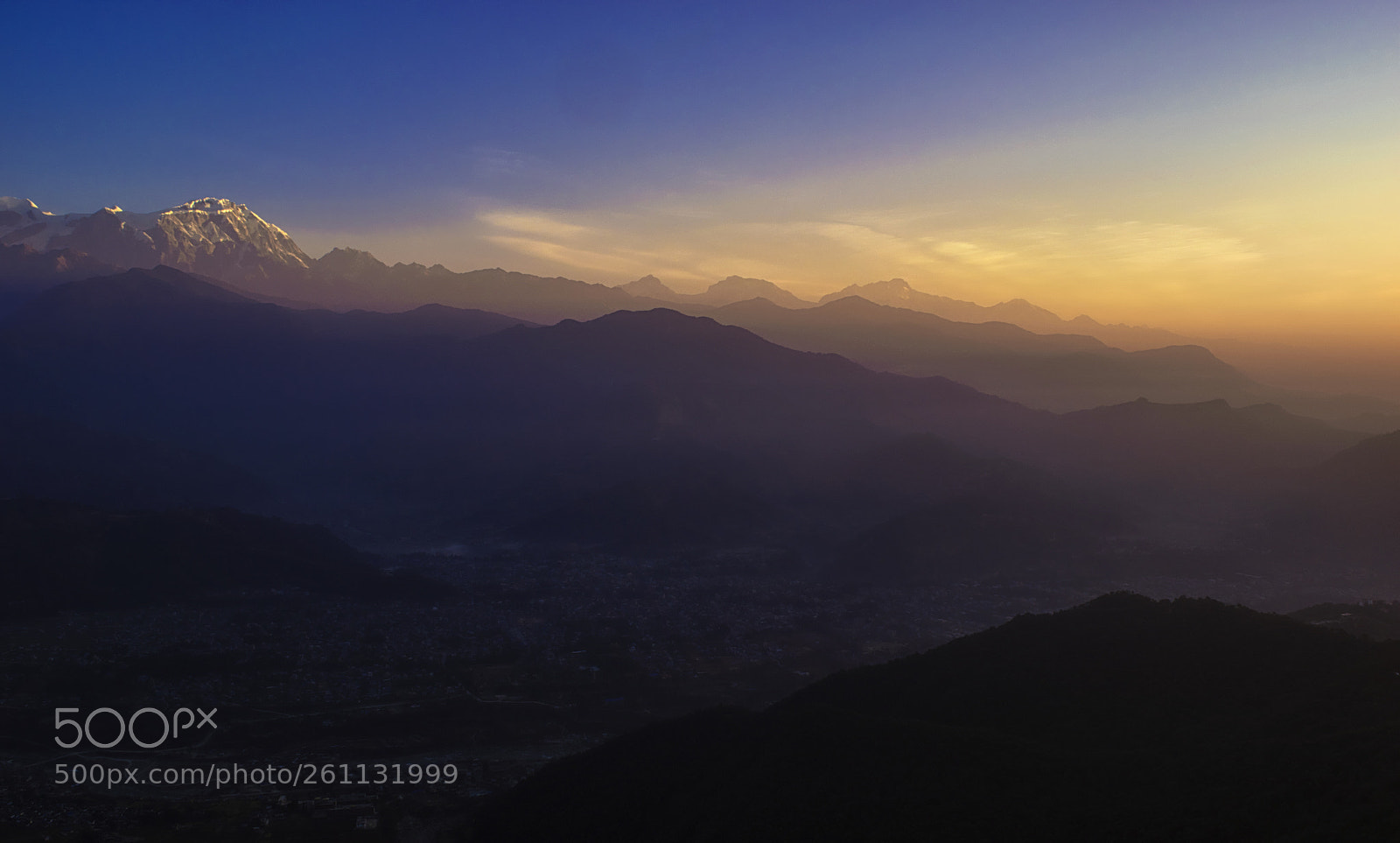 Nikon D5500 sample photo. Sunrise @ sarankot, pokhara, nepal photography